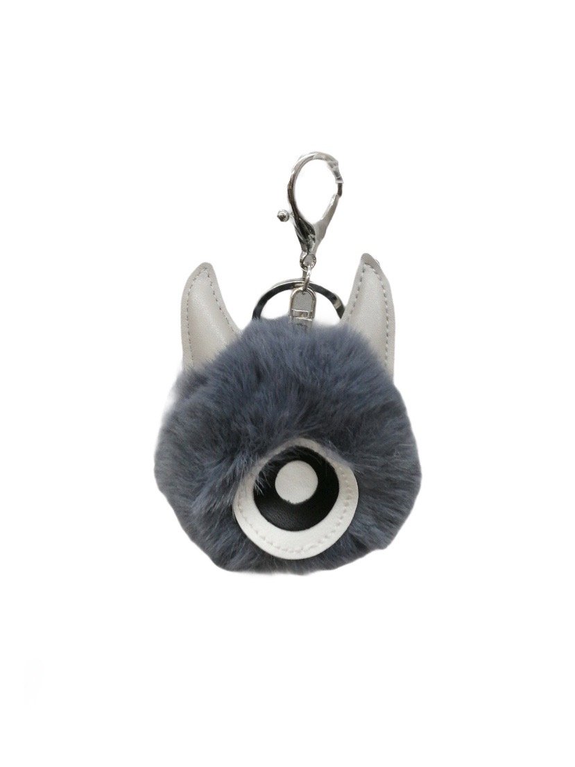 LOT DE 12 - Porte-clé petit monstre pompon 1,50€/unité | Grossiste-pro