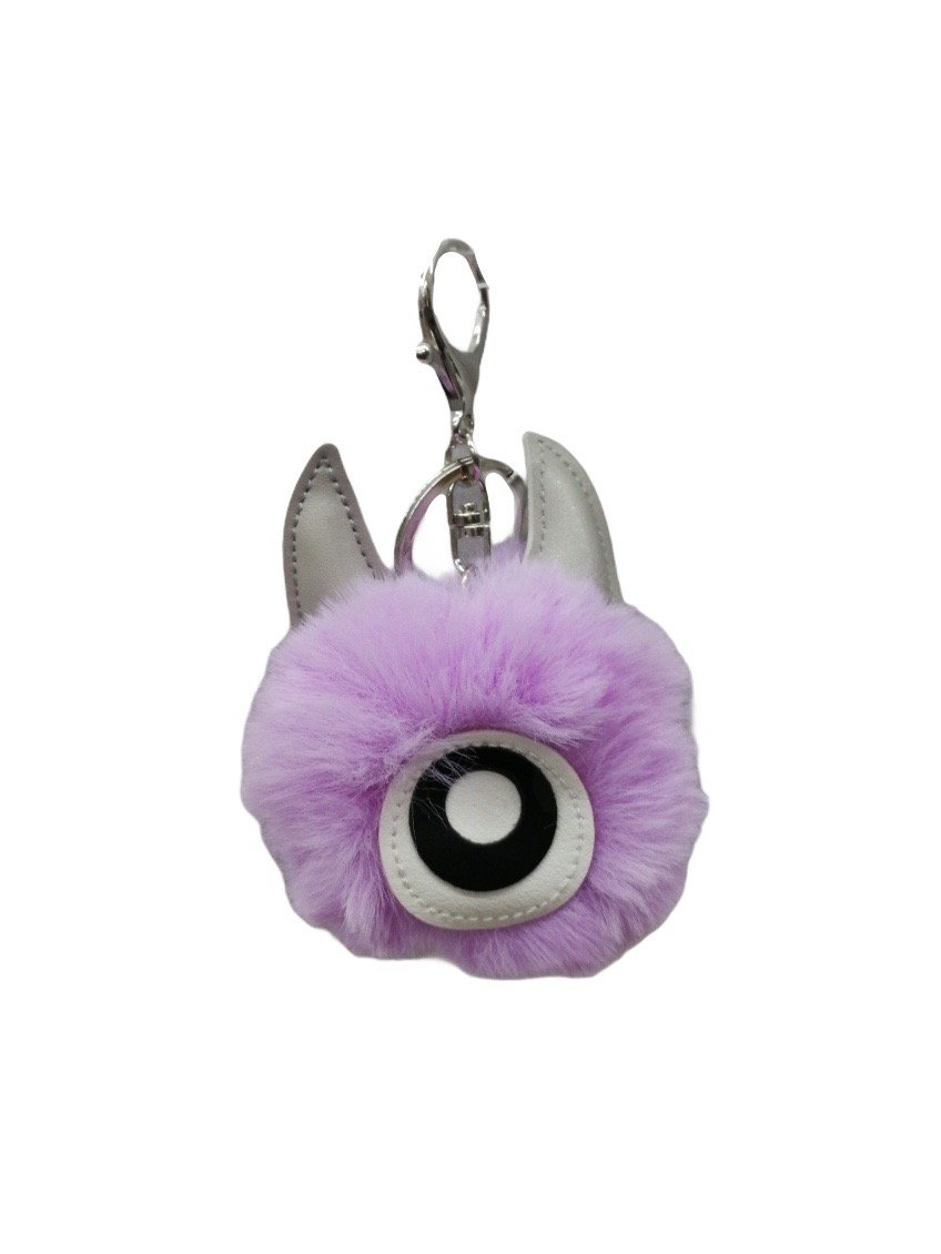 LOT DE 12 - Porte-clé petit monstre pompon 1,50€/unité | Grossiste-pro