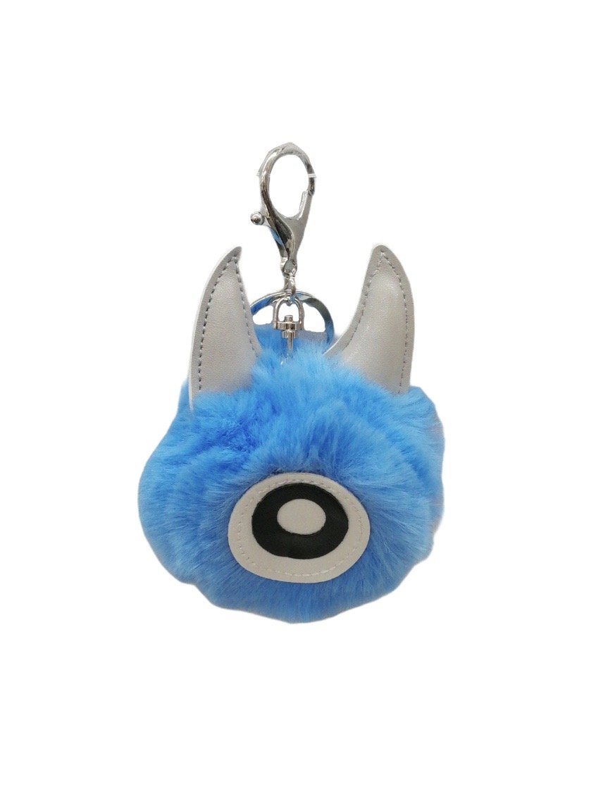 LOT DE 12 - Porte-clé petit monstre pompon 1,50€/unité | Grossiste-pro