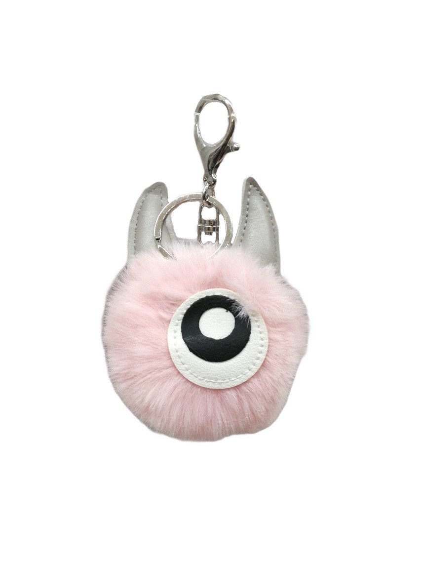 LOT DE 12 - Porte-clé petit monstre pompon 1,50€/unité | Grossiste-pro