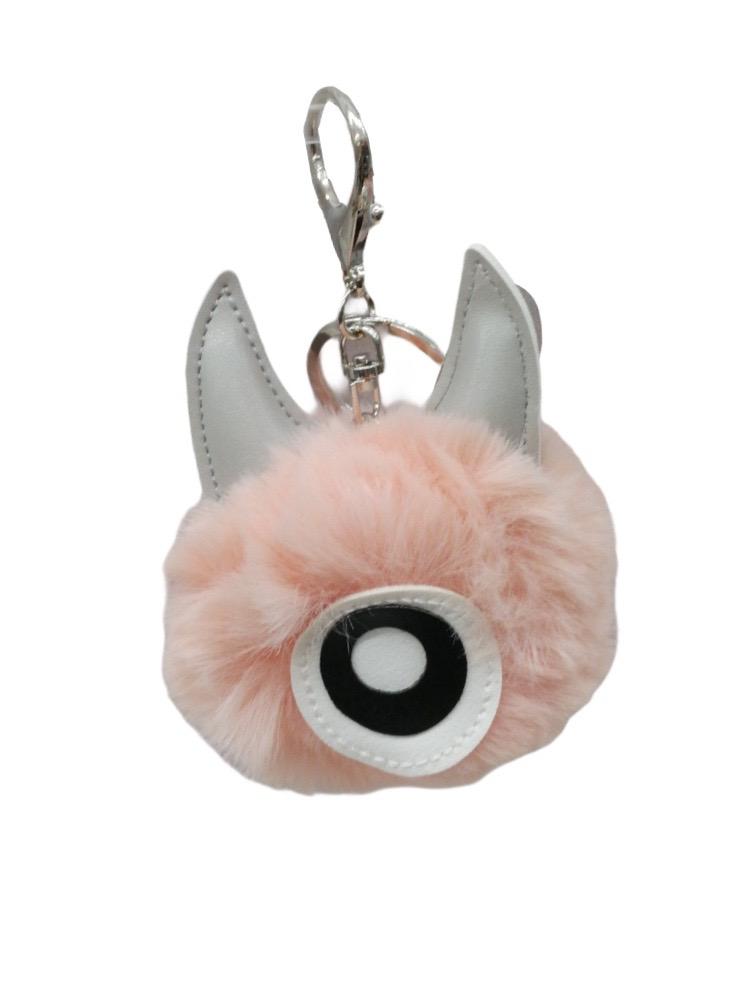 LOT DE 12 - Porte-clé petit monstre pompon 1,50€/unité | Grossiste-pro