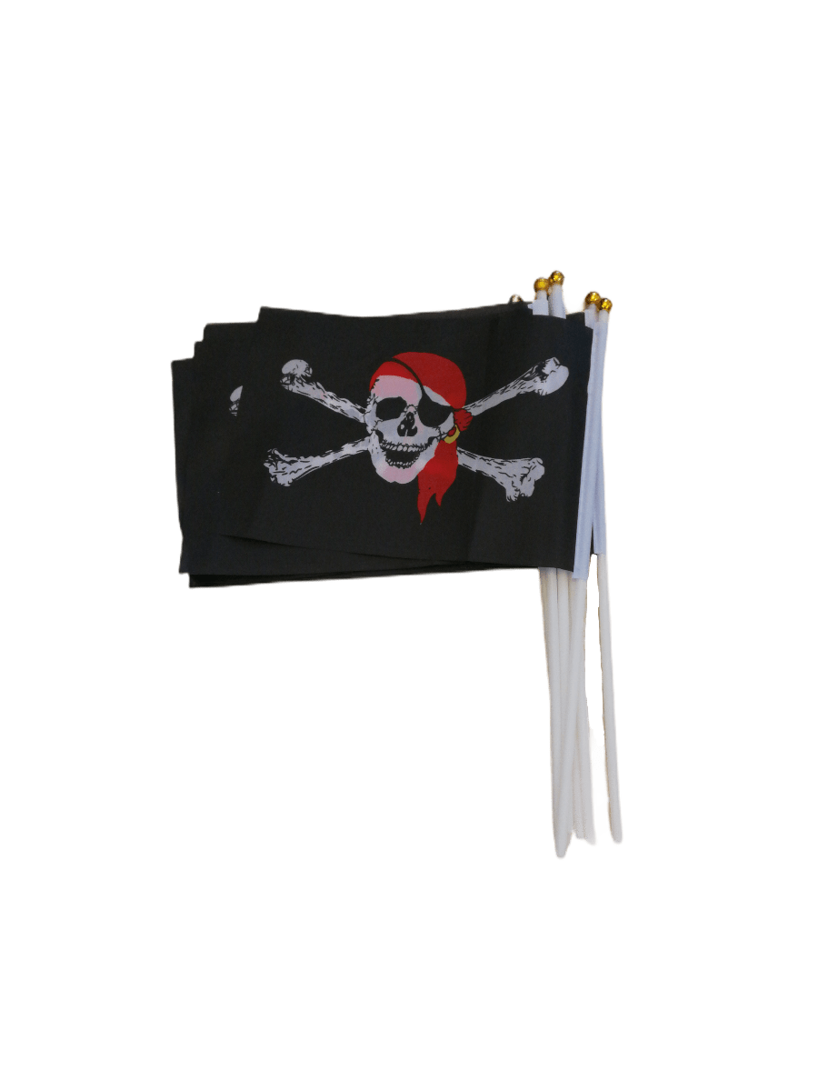 LOT DE 12 - petit drapeau pirate 0,80€/unité | Grossiste-pro