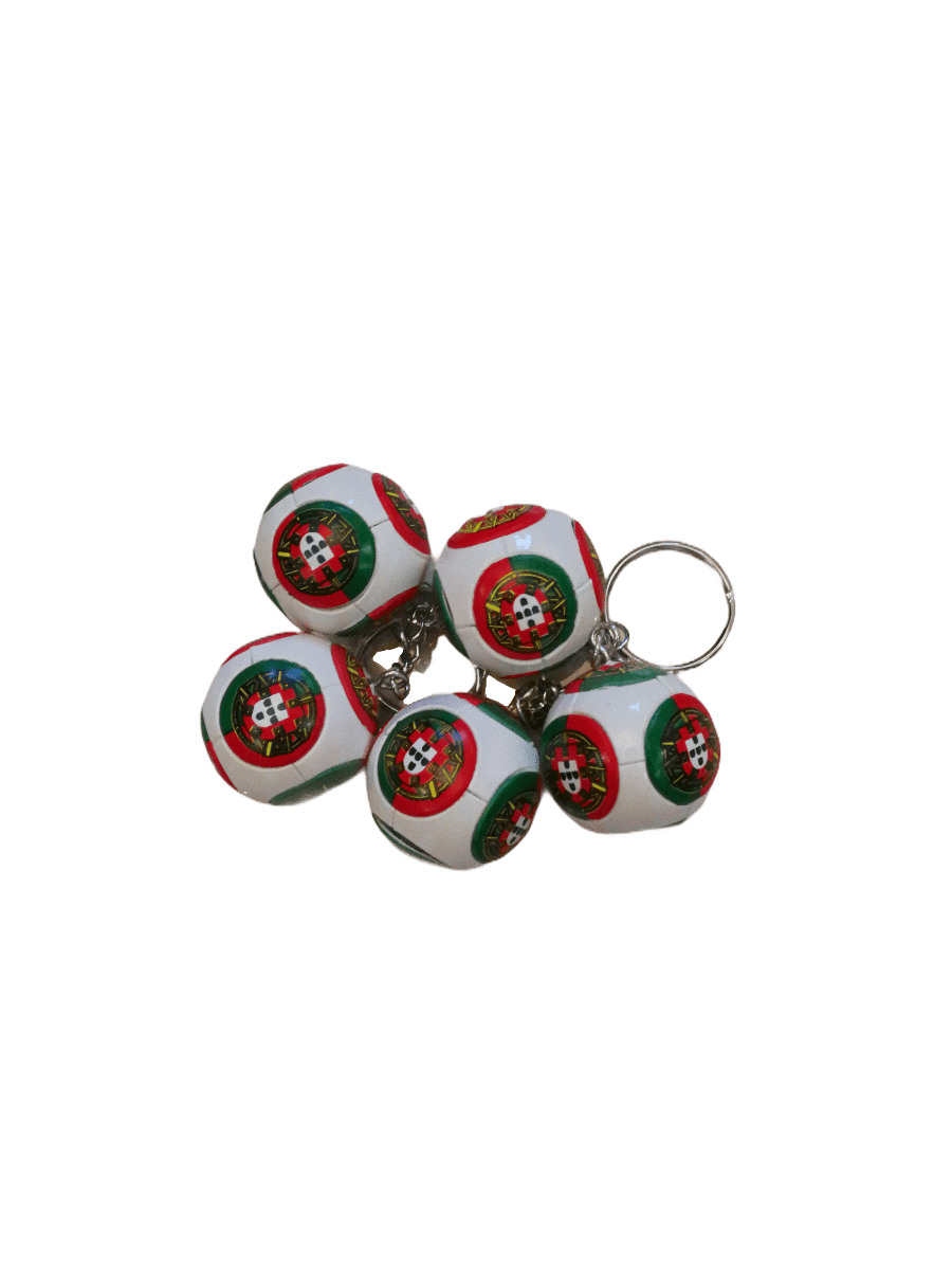 LOT DE 12 - Porte-clé foot drapeau Portugal 0,80€/unité | Grossiste-pro