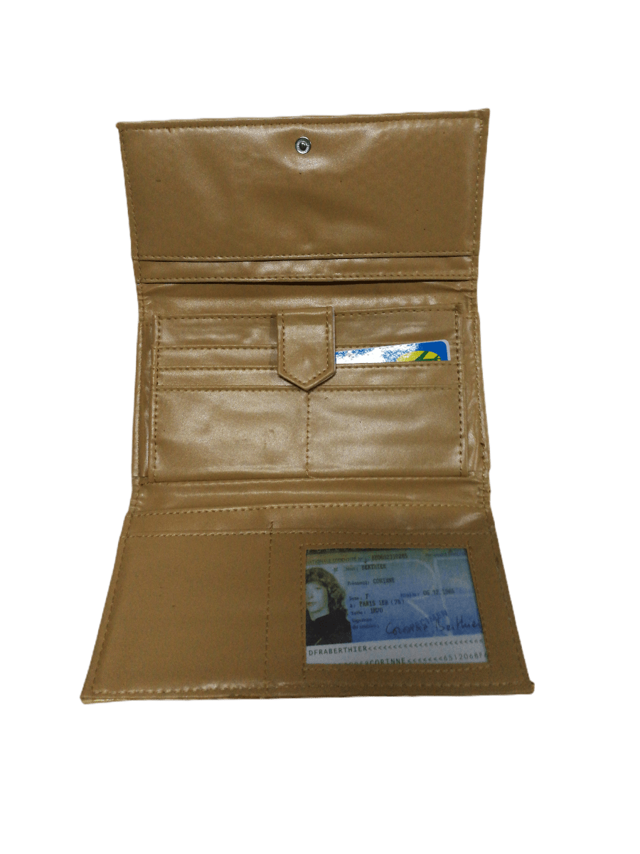 LOT DE 6 - Portefeuilles compagnon effet croco 2,50€/unité | Grossiste-pro