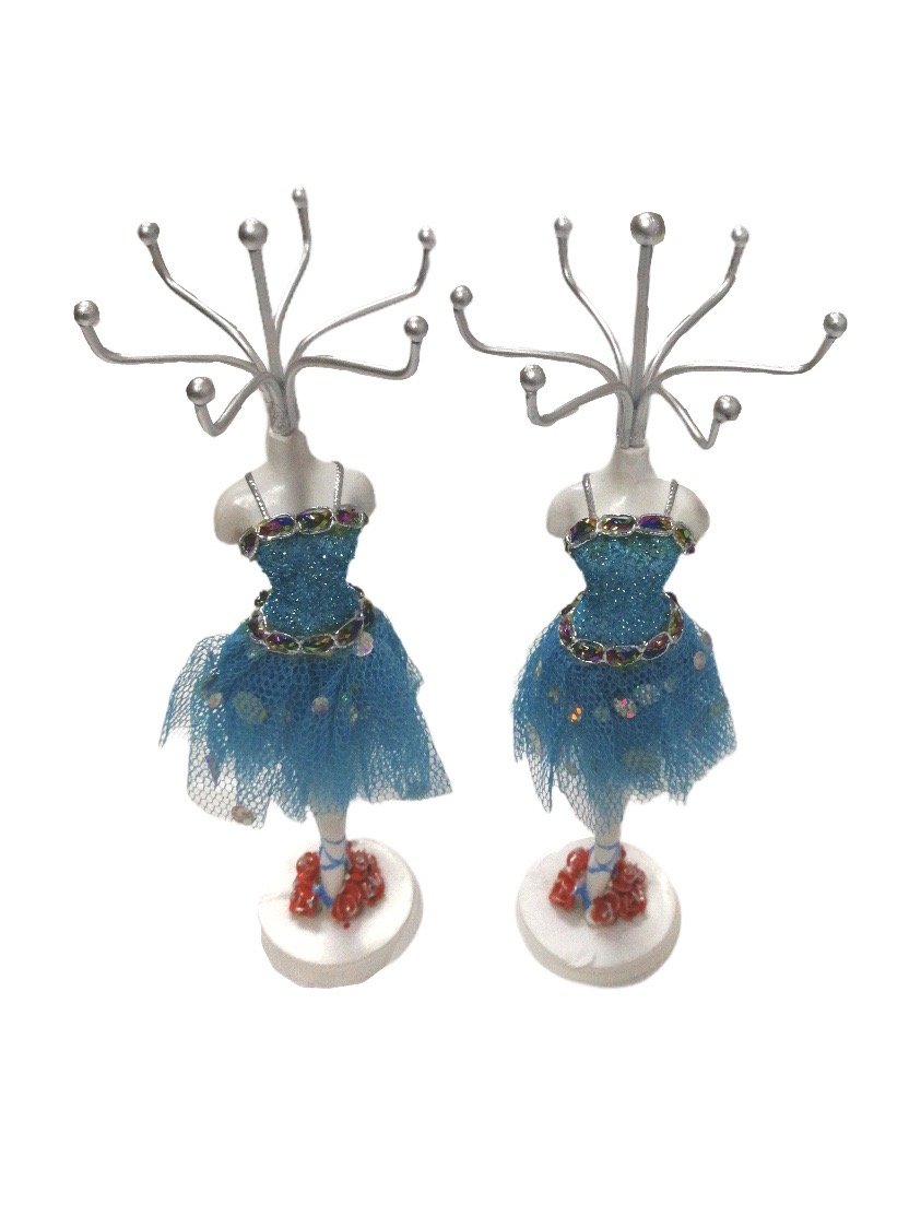 Présentoir porte-bijou poupée petite robe tutu (x2) 2,90€/unité | Grossiste-pro