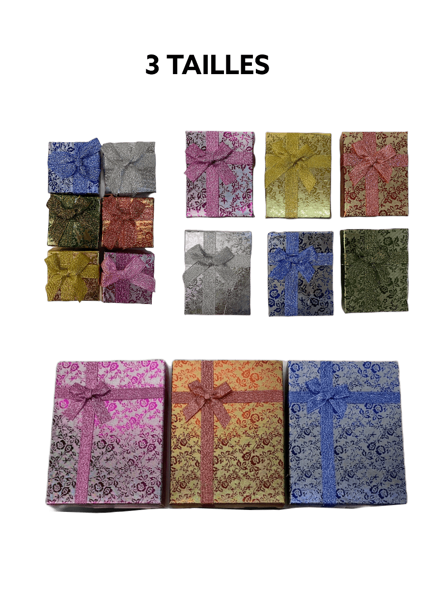 Boîte cadeau bague (x24) 0,50€/unité | Grossiste-pro