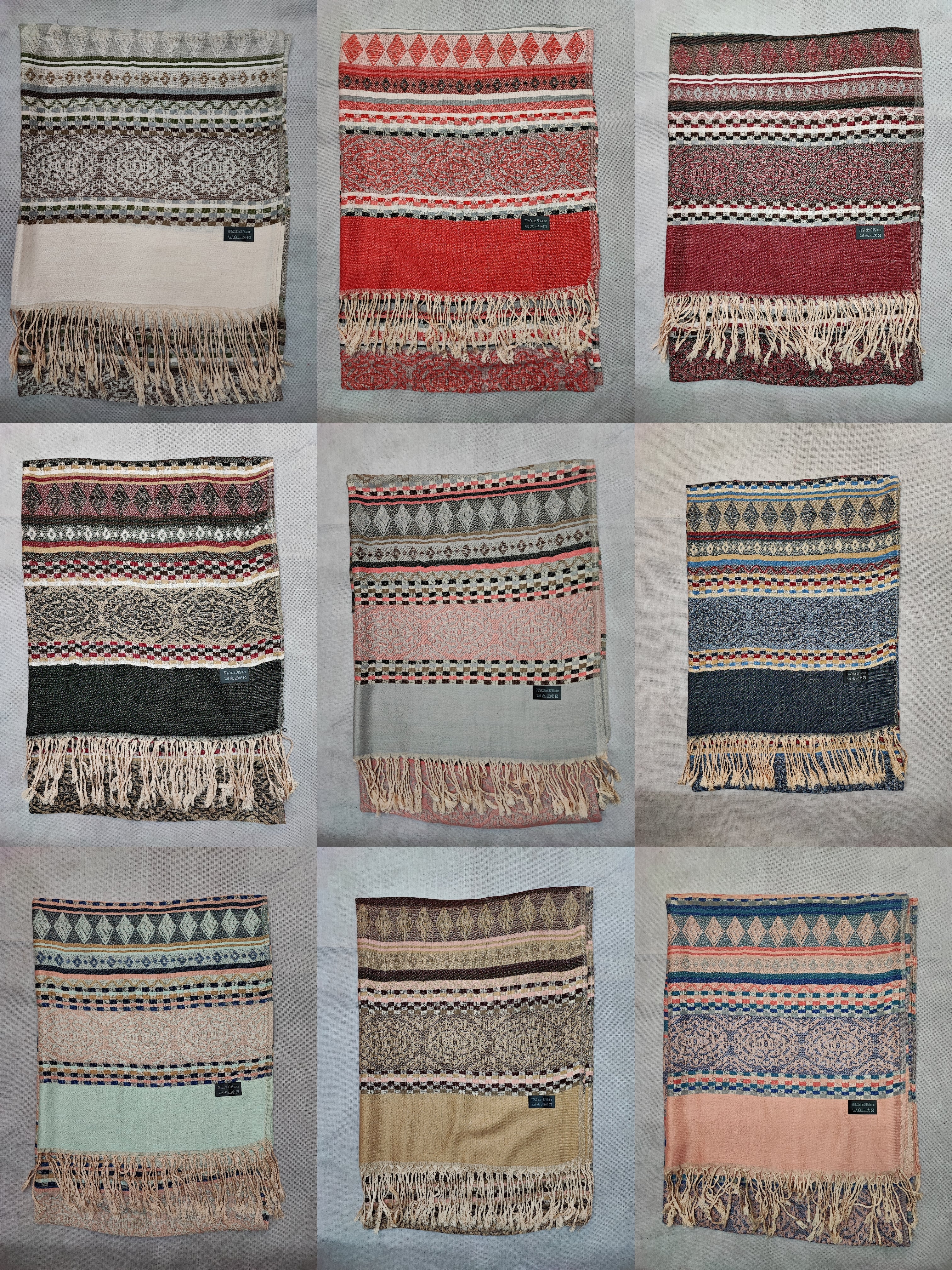 Châle Écharpe (x12)