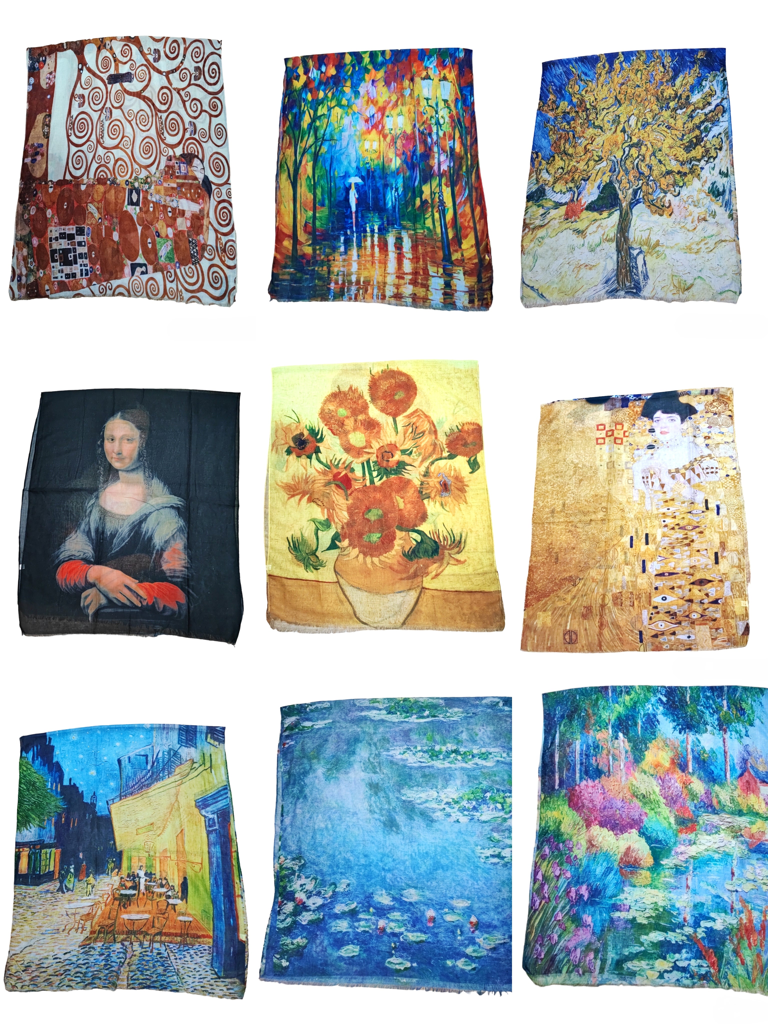 Foulard tableaux masterpiece (x9)