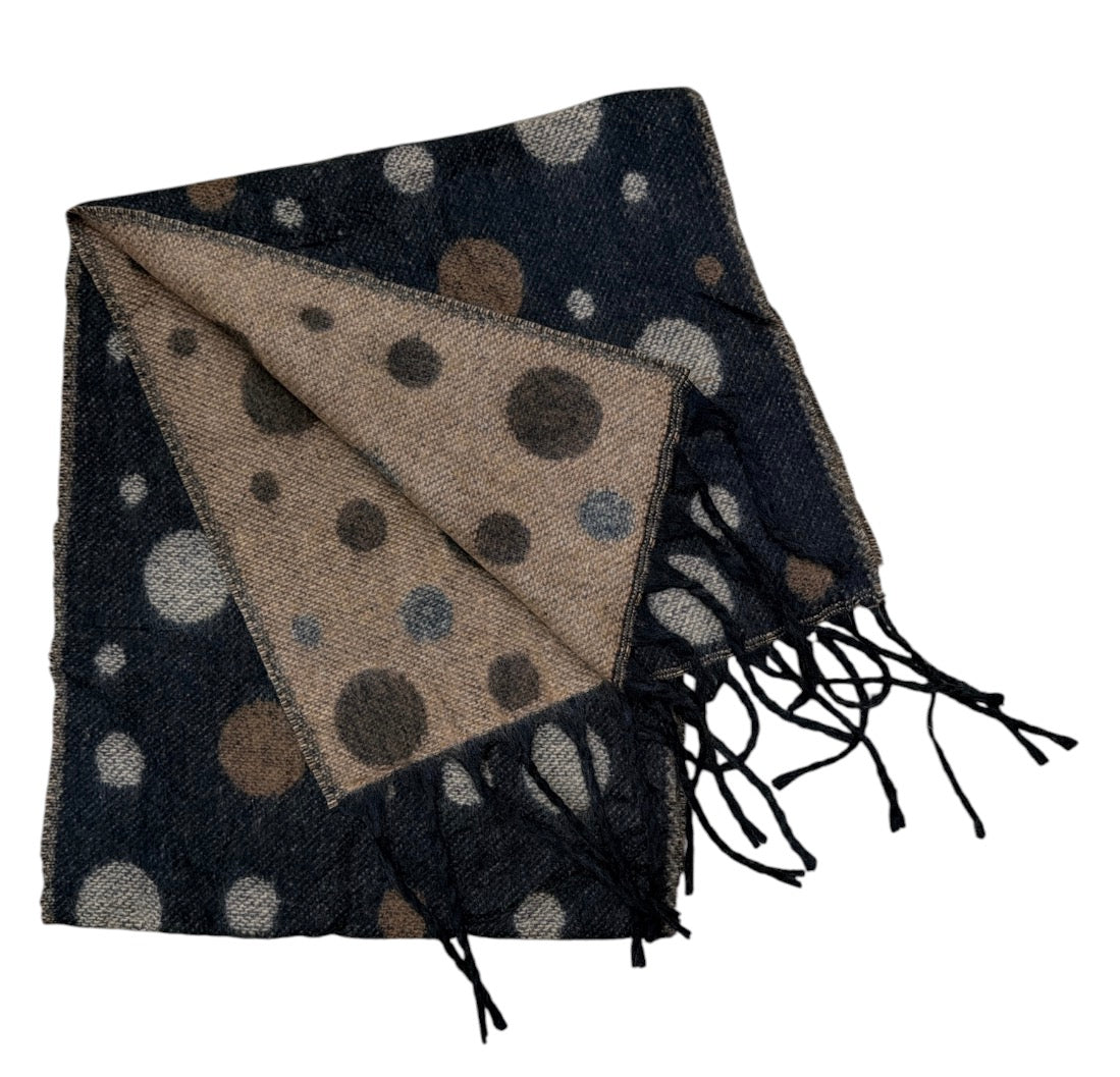 Écharpe chaude au motif à pois tendance(x12)