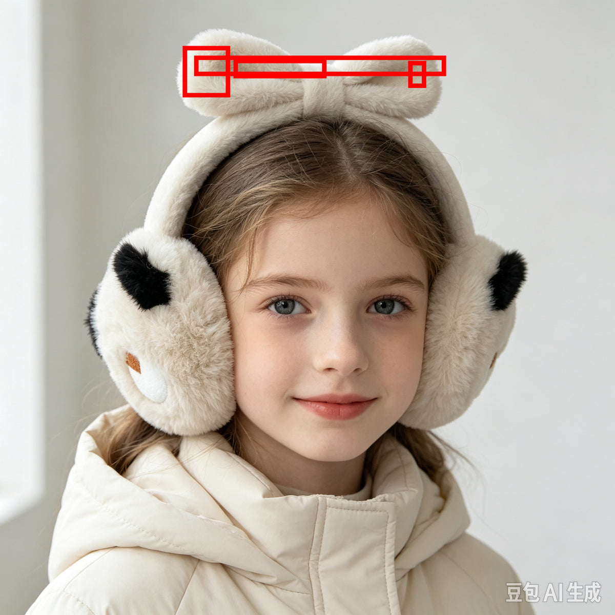 Cache-oreilles enfant en peluche chaud（x12)#03e（副本）