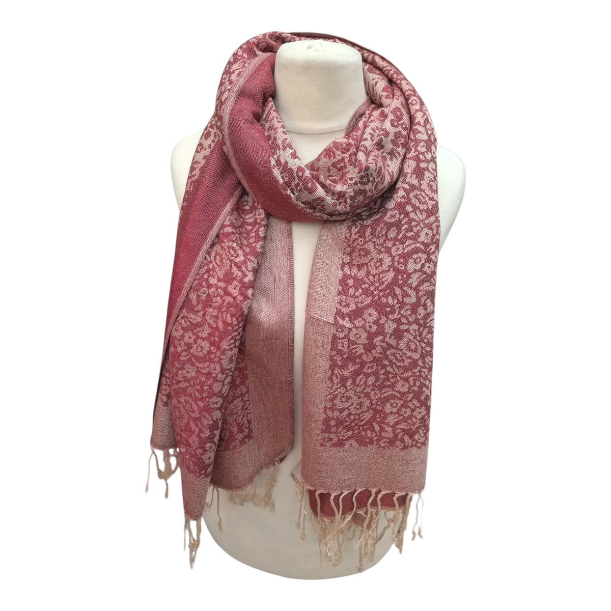 Écharpe femme motif floral PHM-62 (x12)