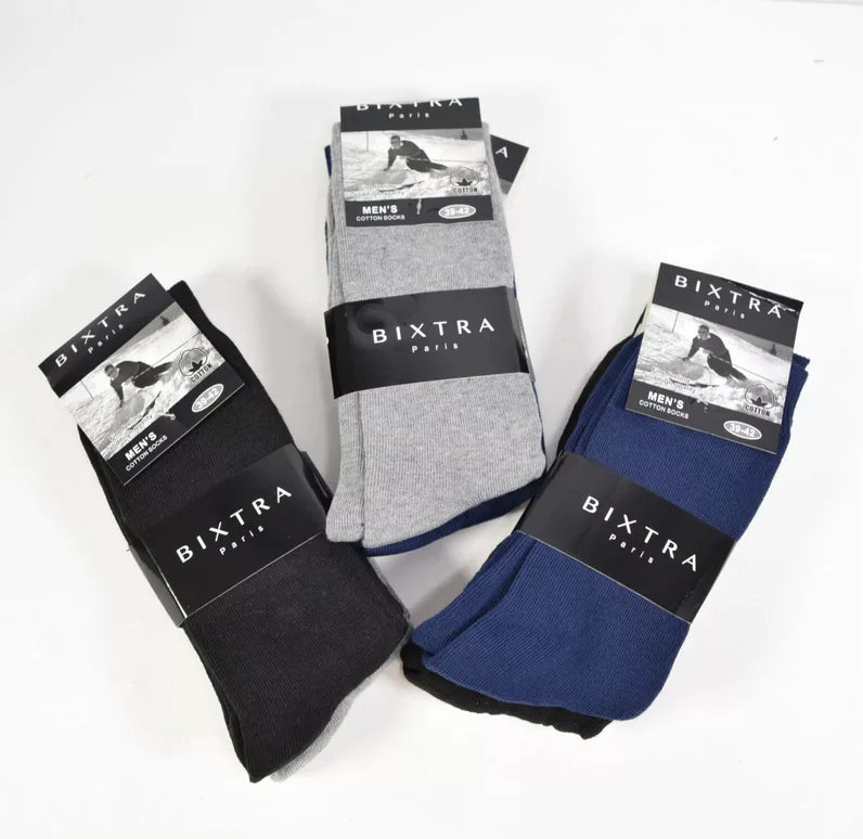 Chaussettes Homme Noir Sans Motif

 (x24)