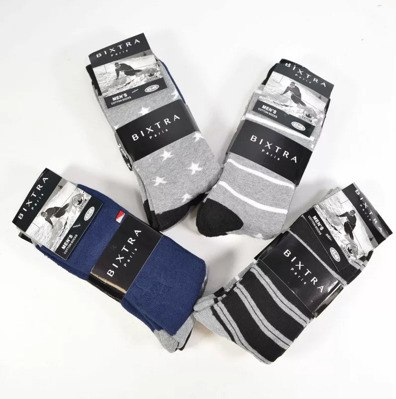 Chaussettes Homme Motifs Mélangés  (x24)