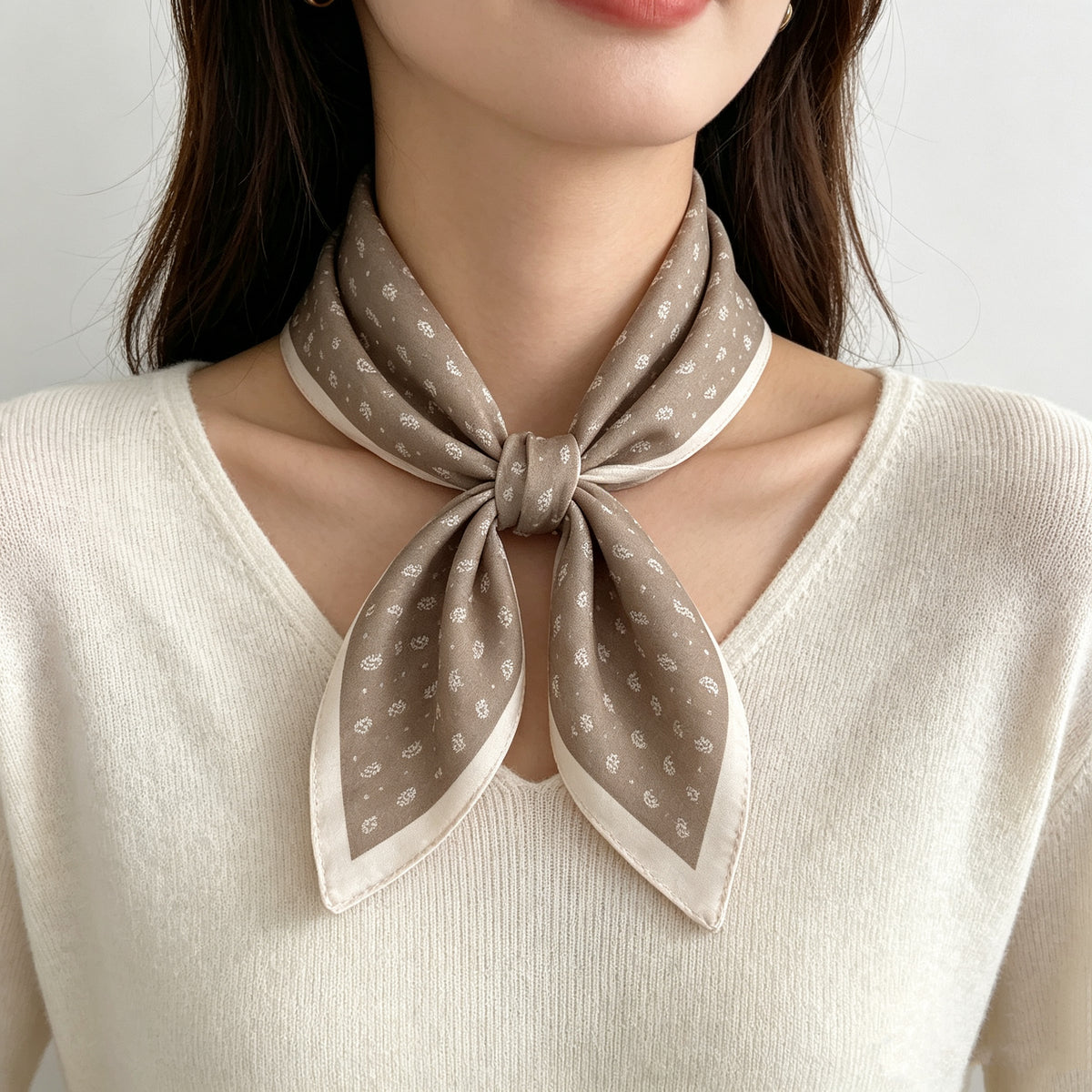 foulard Carré à motif cachemire (x12)#48