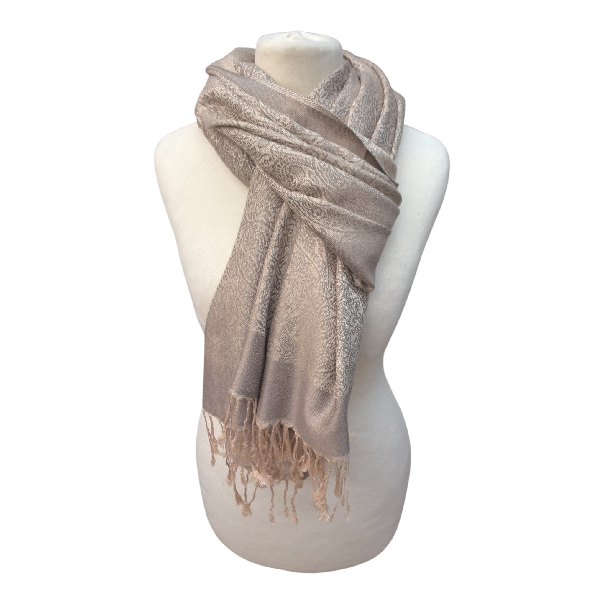 Écharpe Pashmina à motif paisley PHM-60（x12)