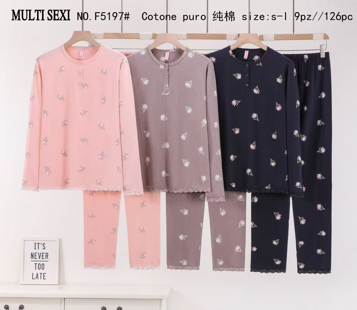Ensemble pyjama  tailles Couleur mélanges (x9)# 5197