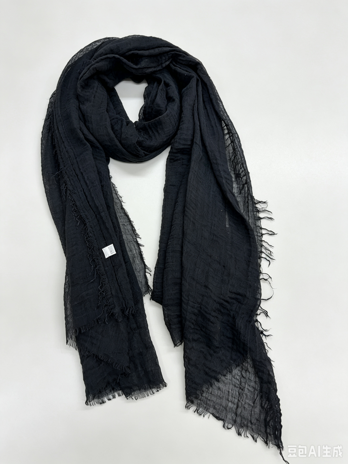 Foulard en coton couleur uni (x12)