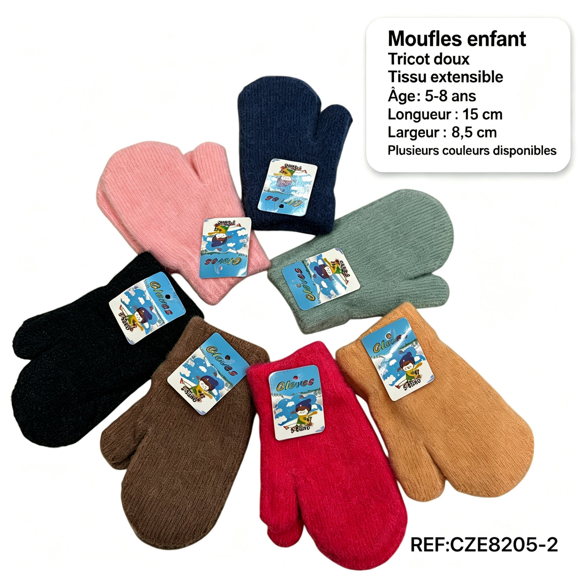 Moufles enfant (x12)E2