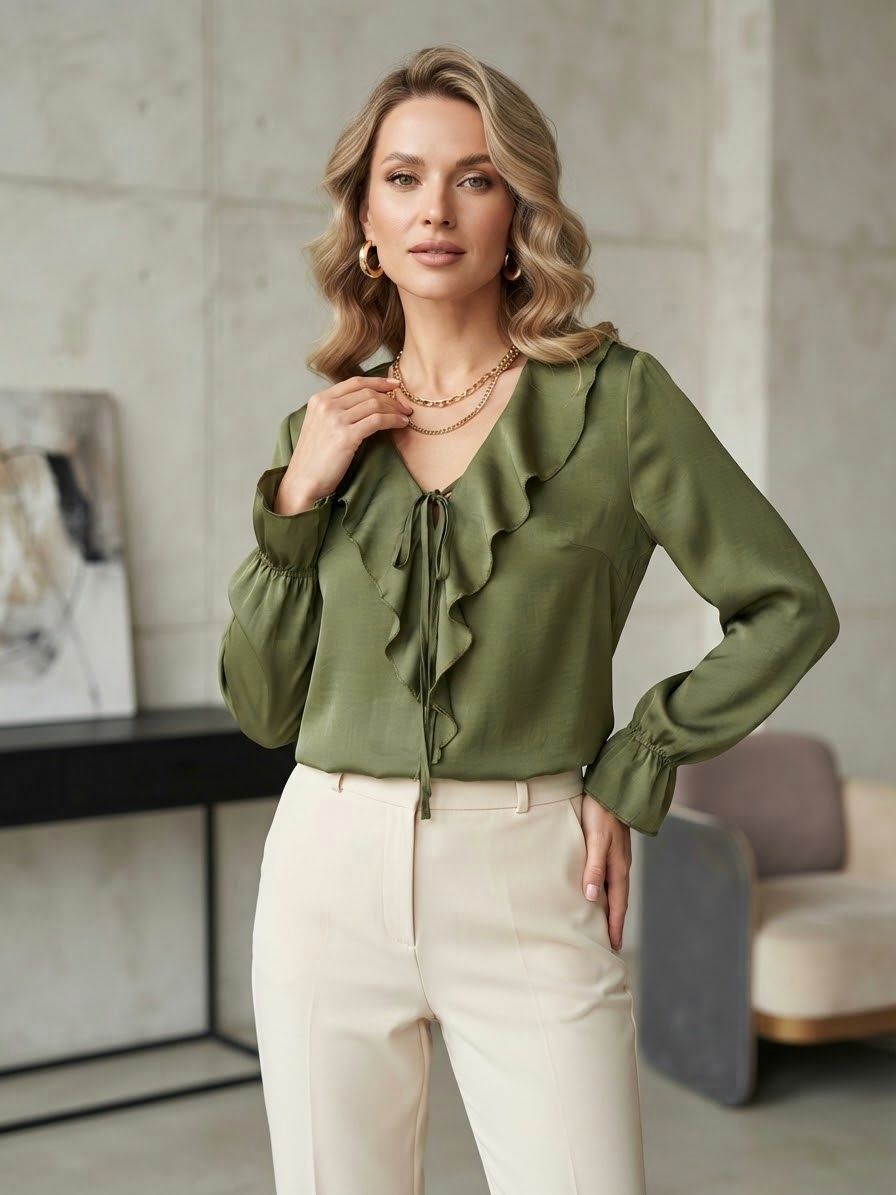 Blouse À Volants(x6)
