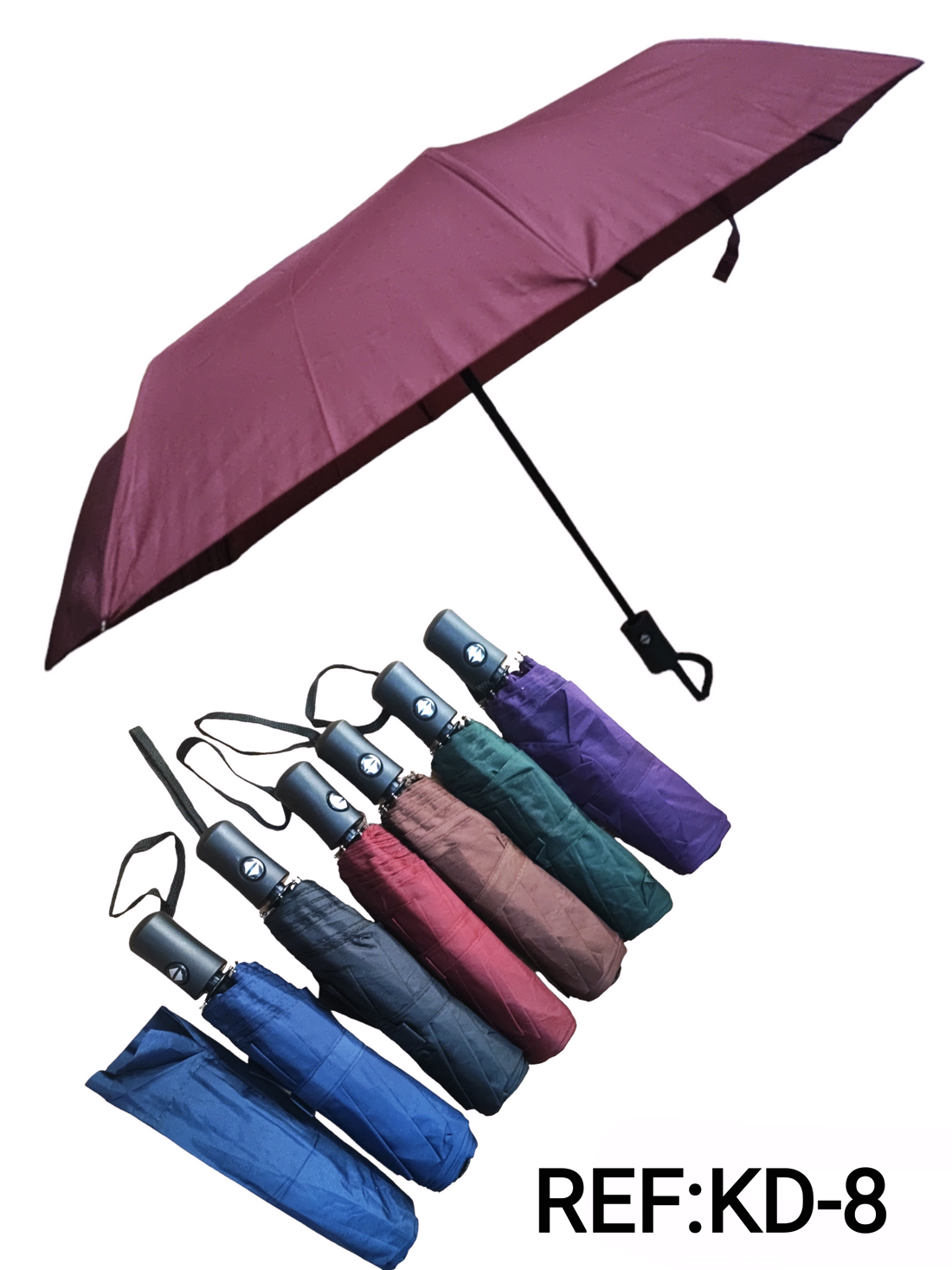 Parapluie 103 cm automatique crosse en bois, Grossiste Dropshipping