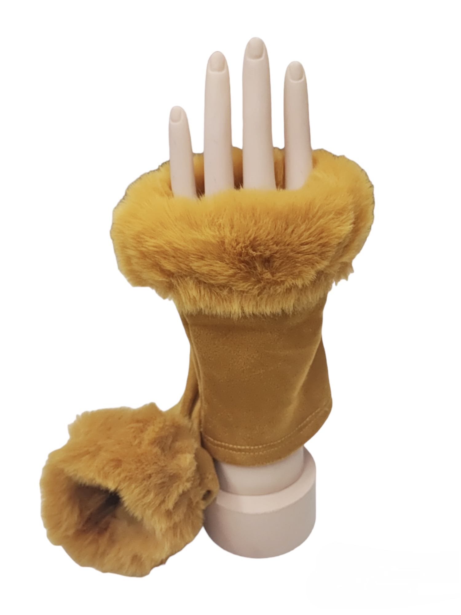 Mitaines gants fausse fourrure (x12) #27