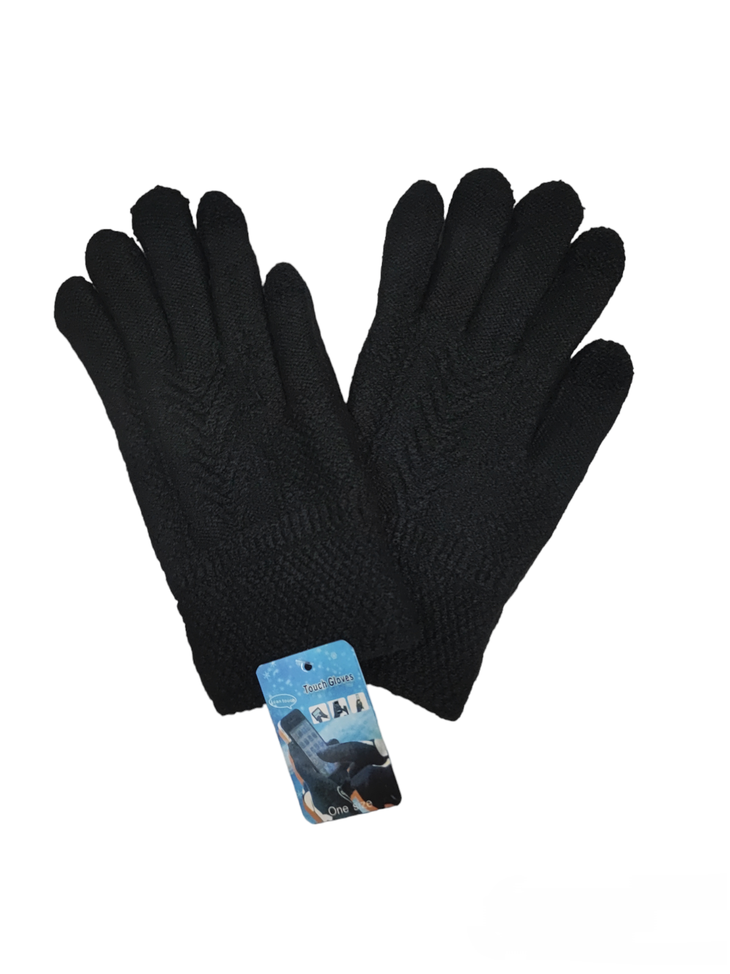 Gants  homme  tricotés tactiles (x12) H4