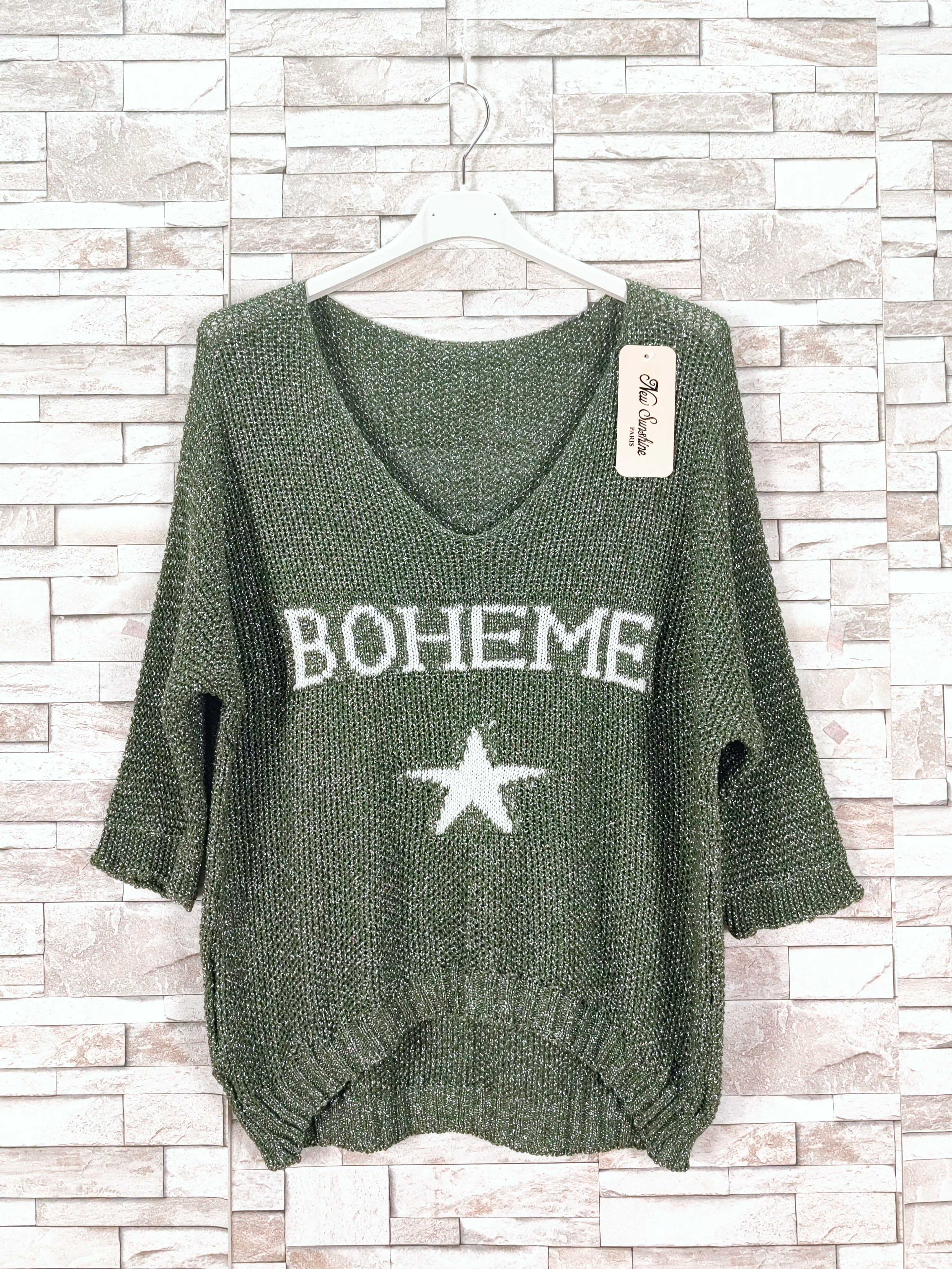 Light sweater with shiny knit (x9)