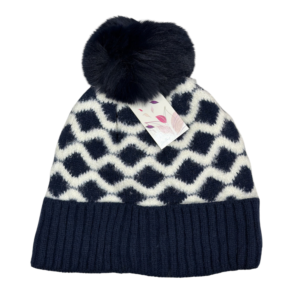Bonnet Femme fourré pompon   (x12) #5