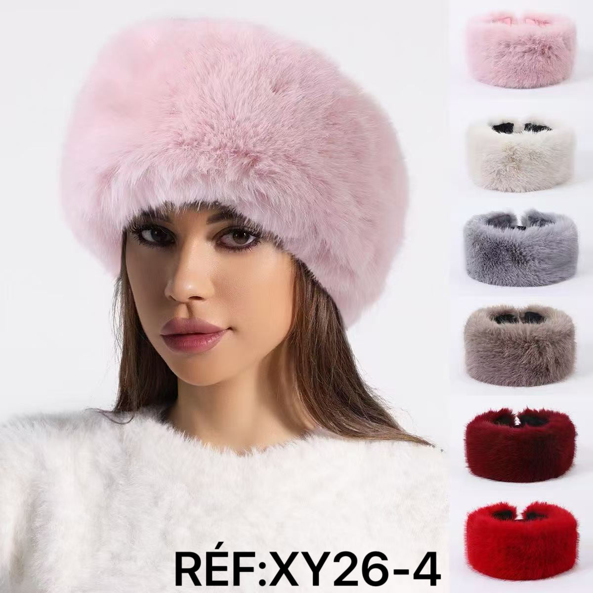 Bandeau femme en fausse fourrure (x12)#4
