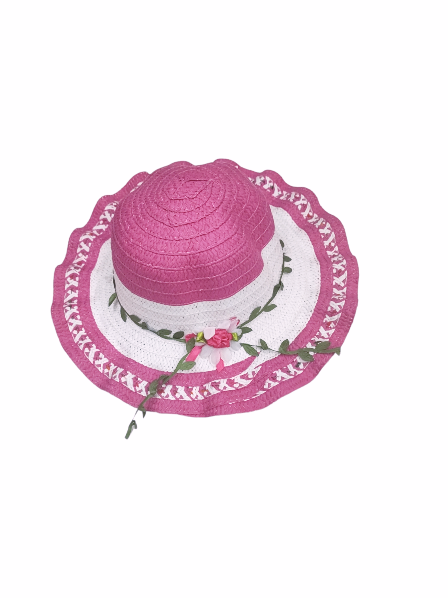 Chapeaux  enfant  motif fleurs (x12)