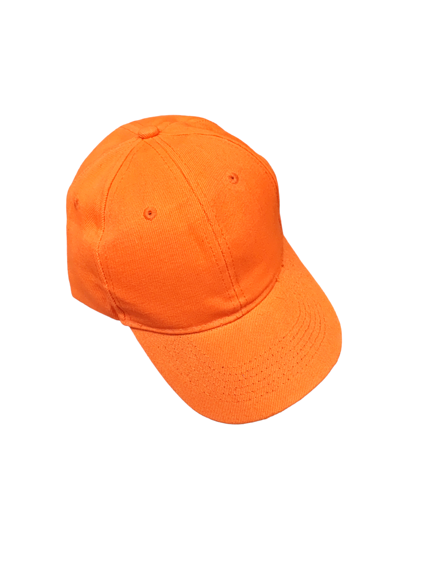 Casquette couleur unie orange fluo (x12)#17