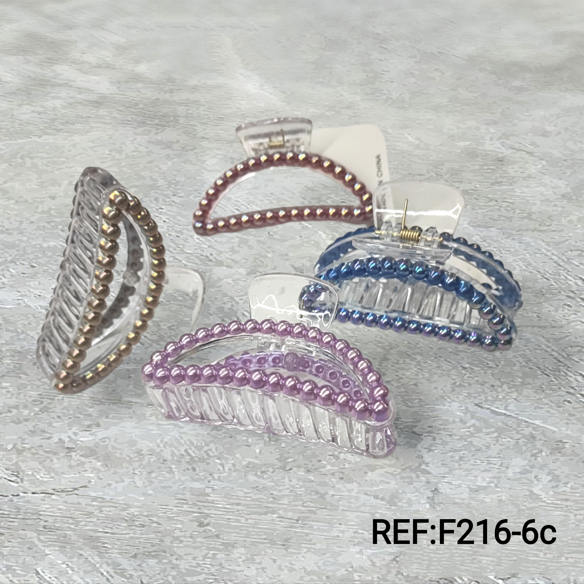Pearl hair clip

 (X12) 6b