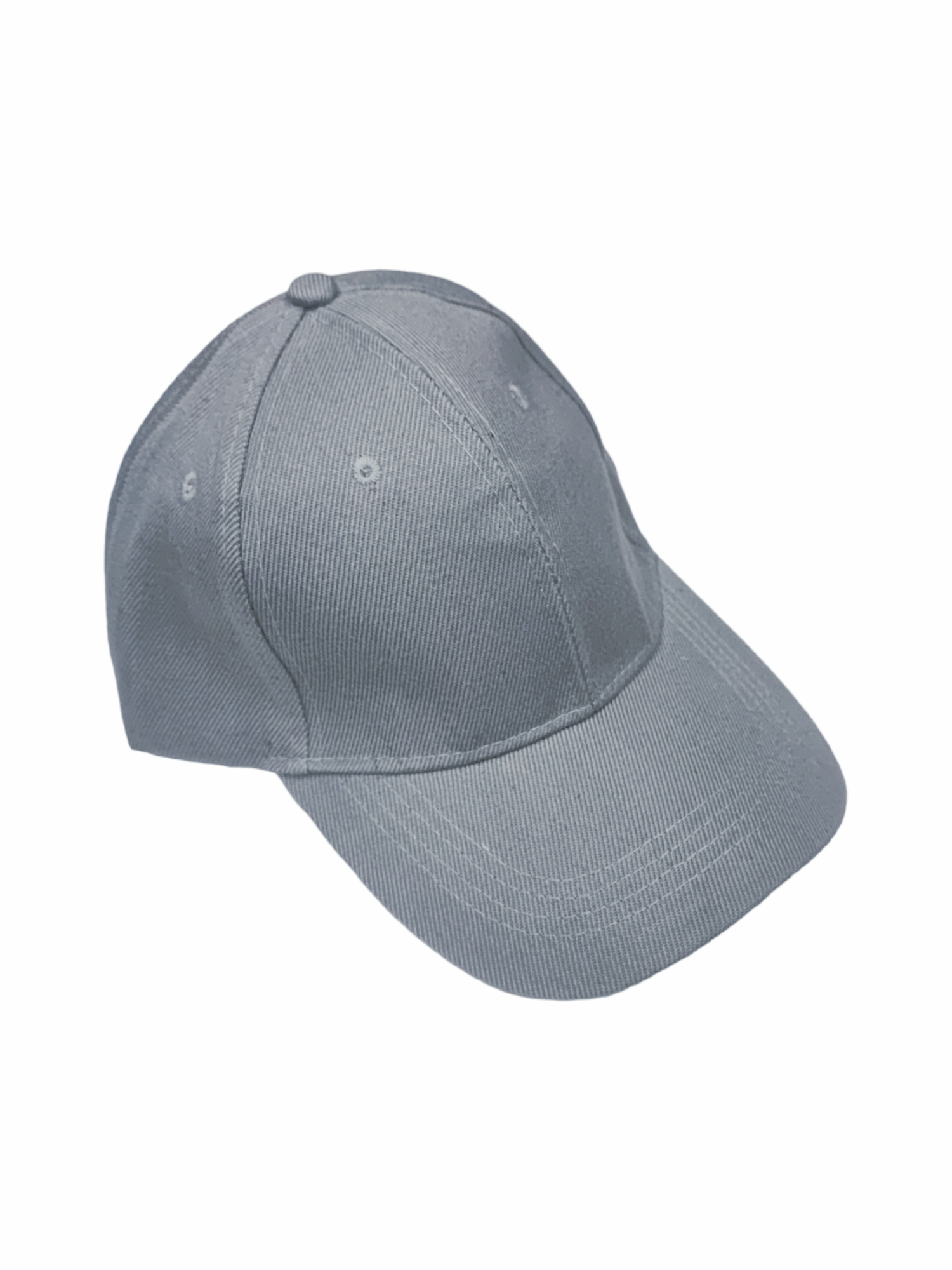 Casquette couleur unie gris clair (x12) #17
