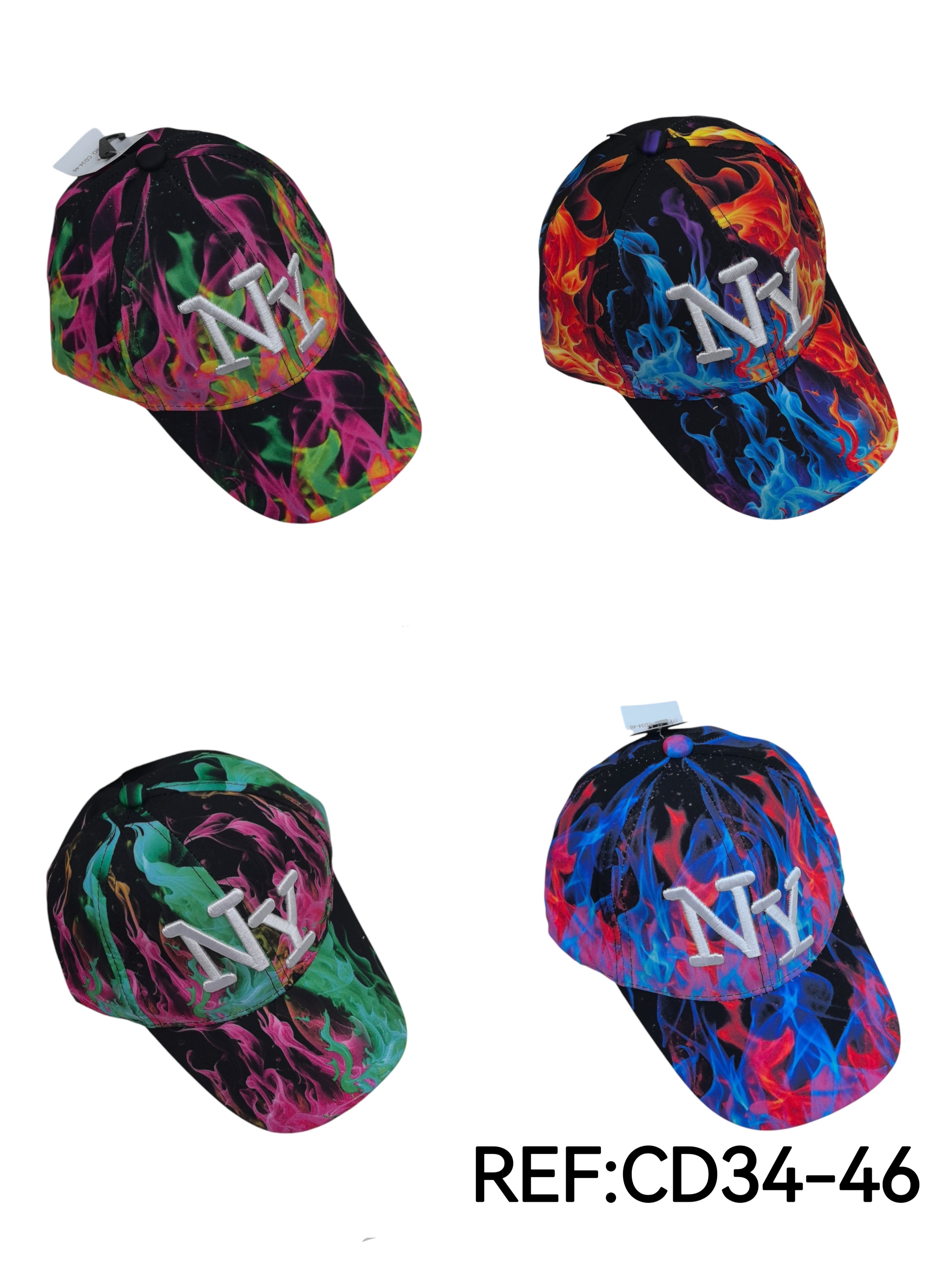 Casquettes écriture NY (x12)#46