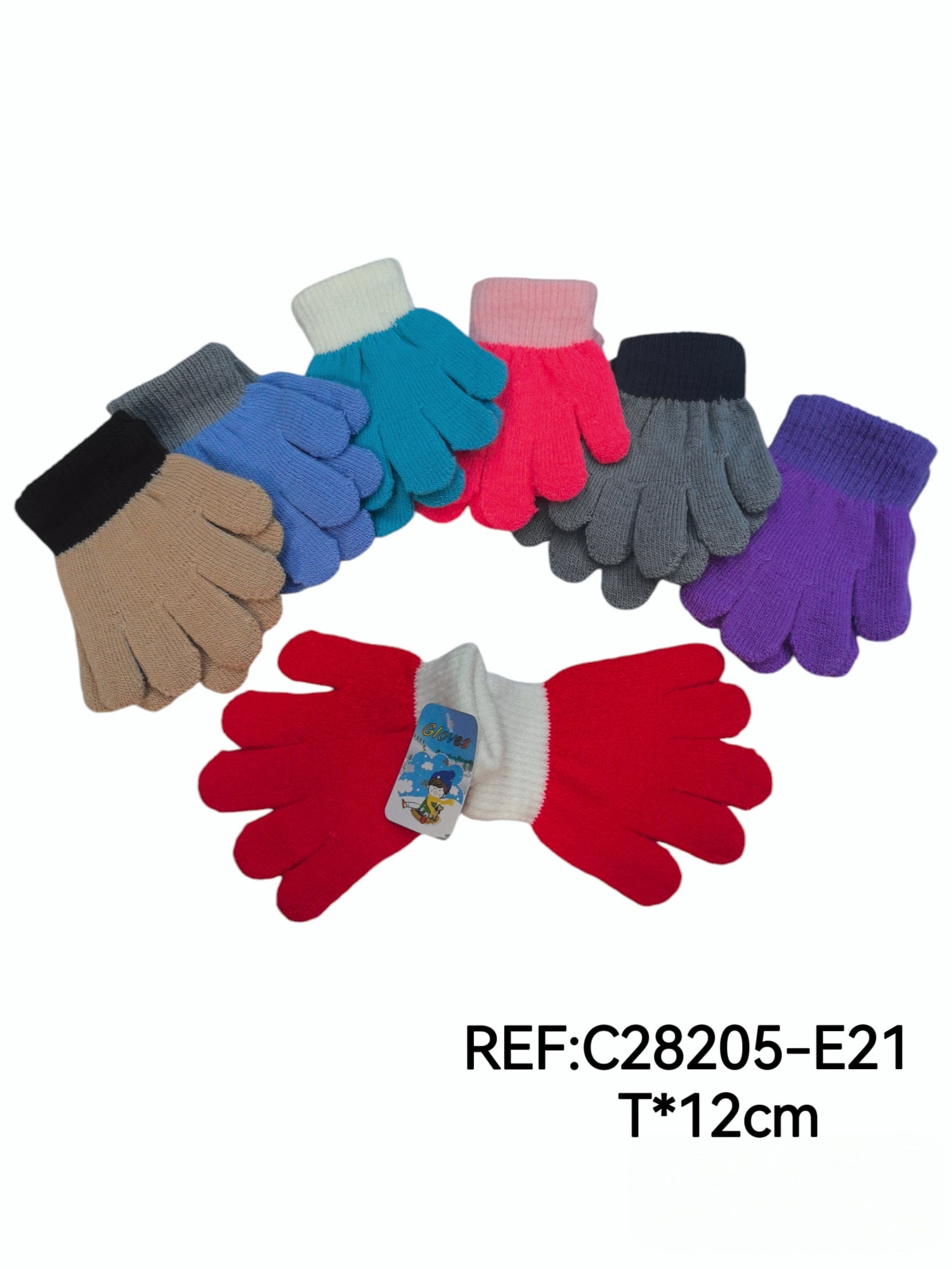 Gants enfant Deux couleurs(x12) E21