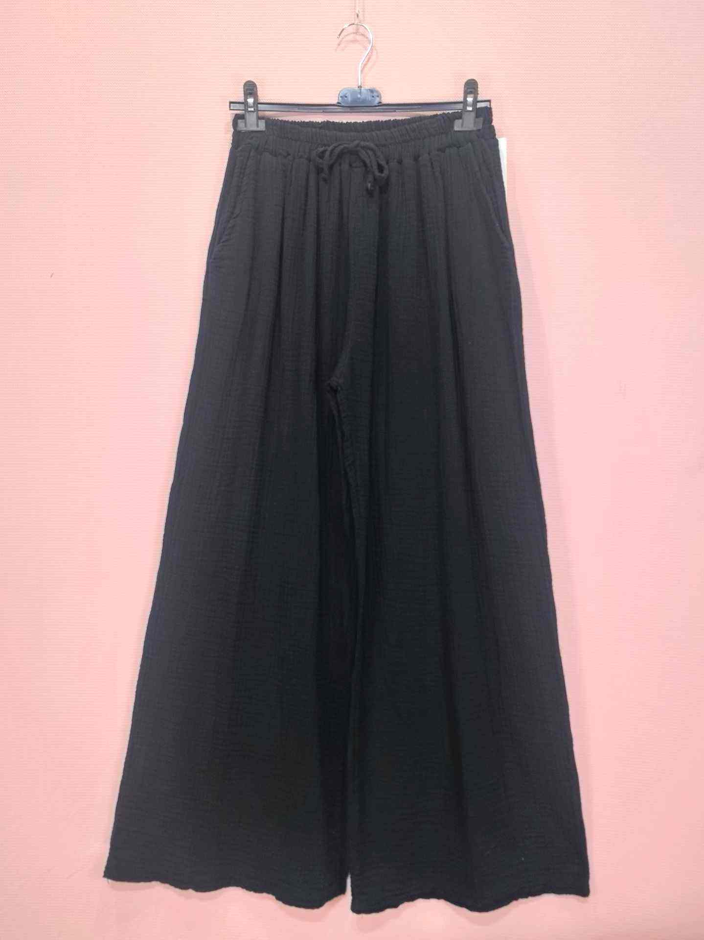 PANTALON EN GAZE DE COTTON  (X8)