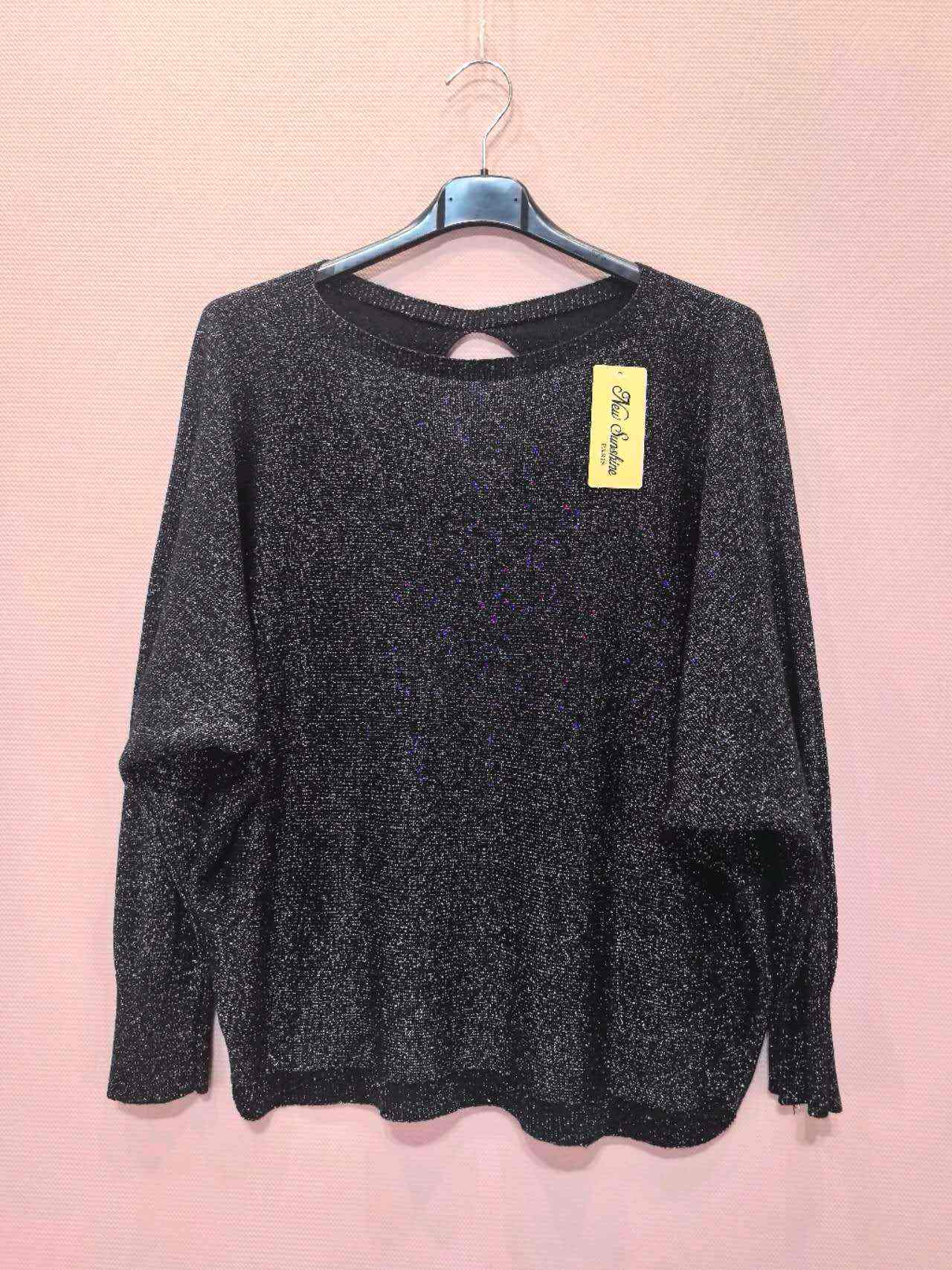 Pull Brillant Manches Chauve Souris(×8)