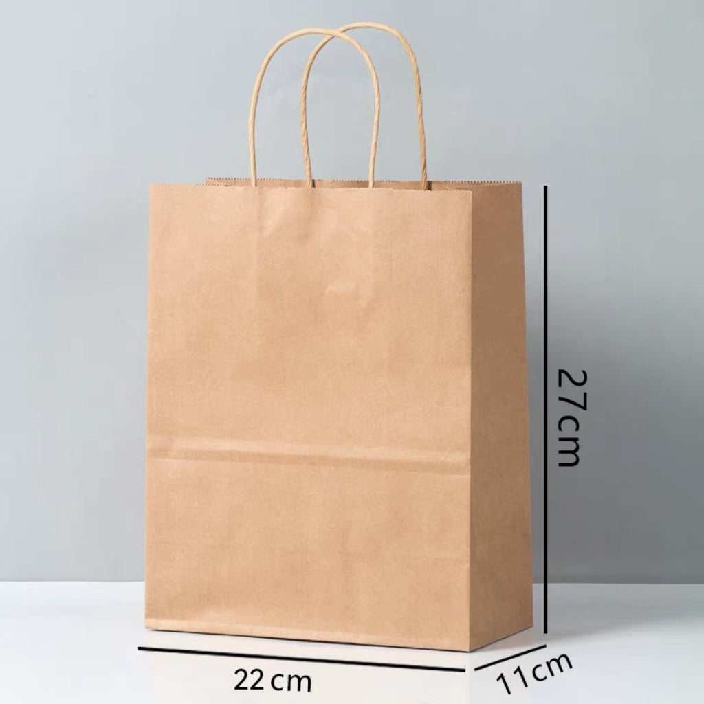SET OF 24 - Boutique kraft bags (colors of your choice) T22*11*27