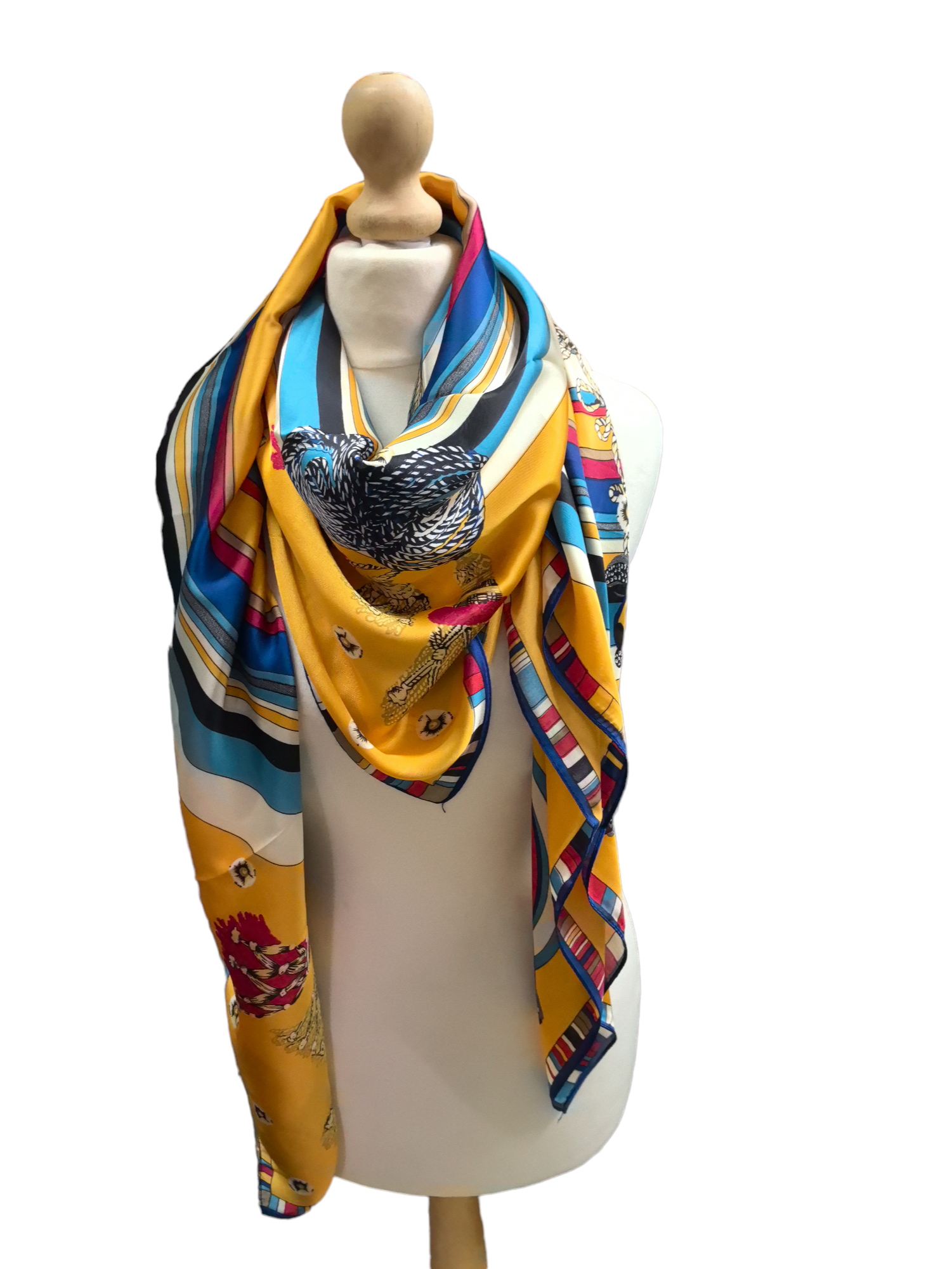 Silk Touch Square Scarf 140cm (x6) #13