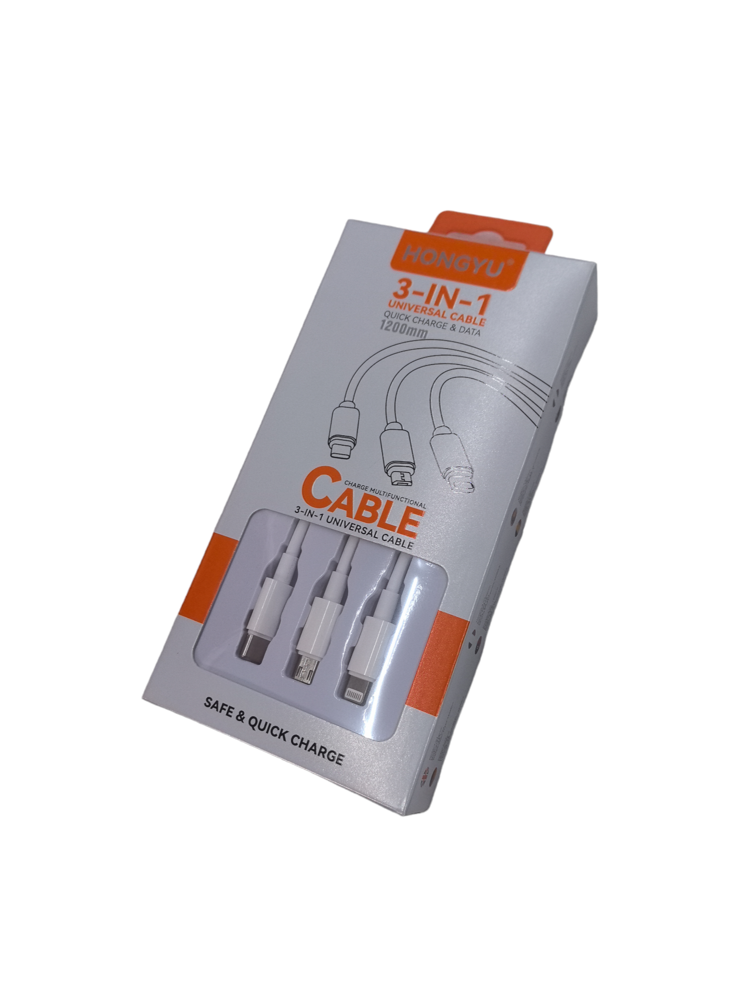 3-IN-1 charger cable (x12)