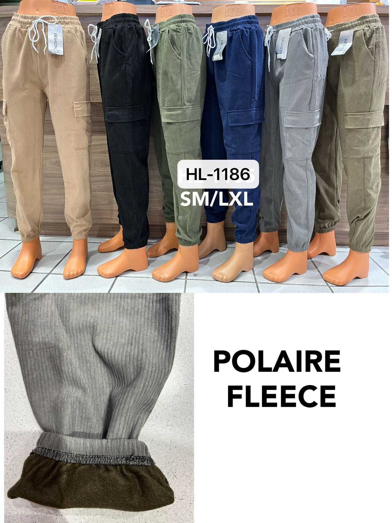 Pantalon Femme Polaire avec poche (x12)