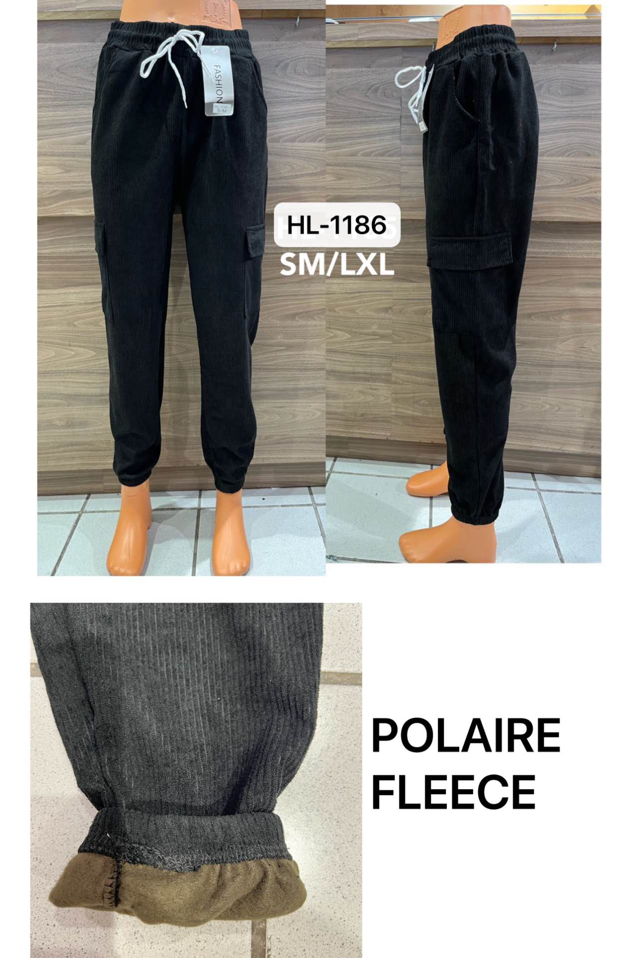 Pantalon Femme Polaire avec poche (x12)