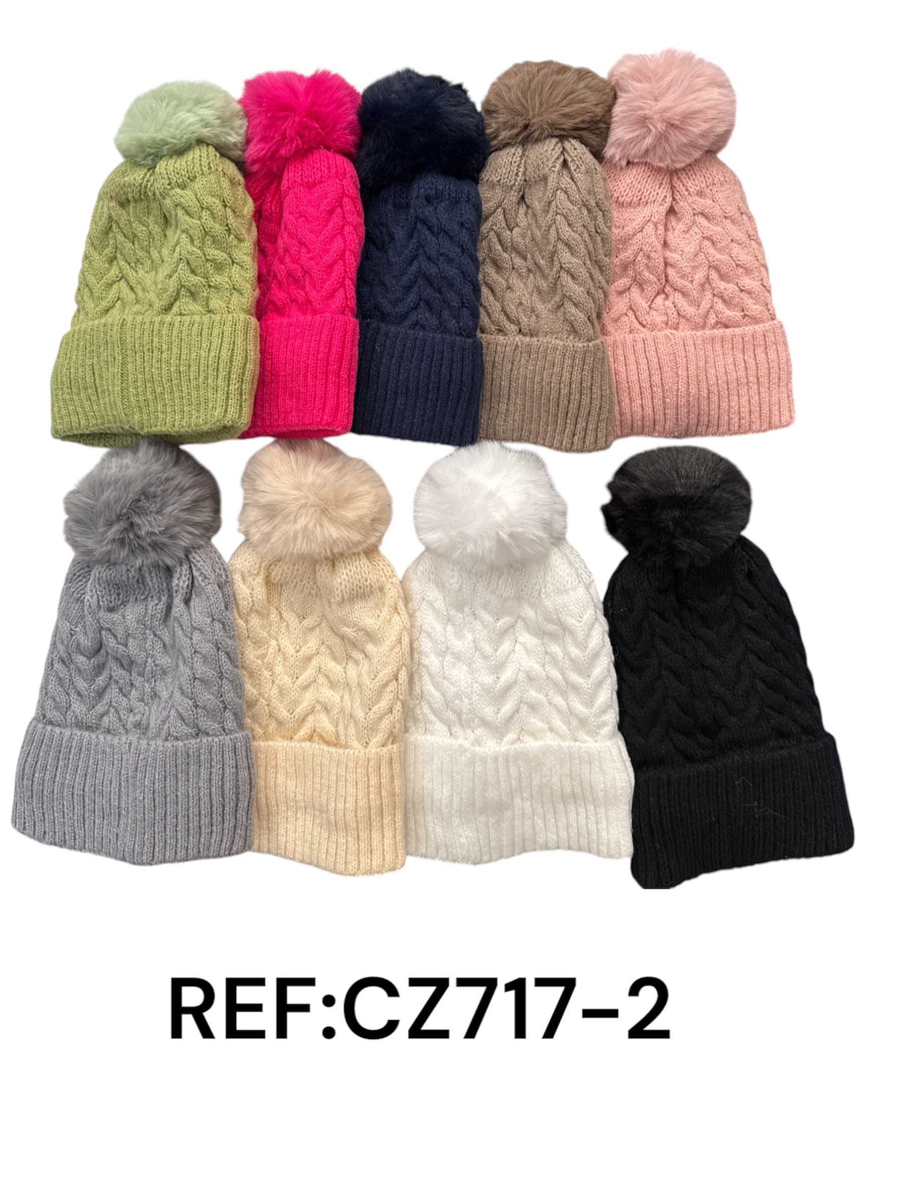 bonnet femme tricoté  (x12)#2