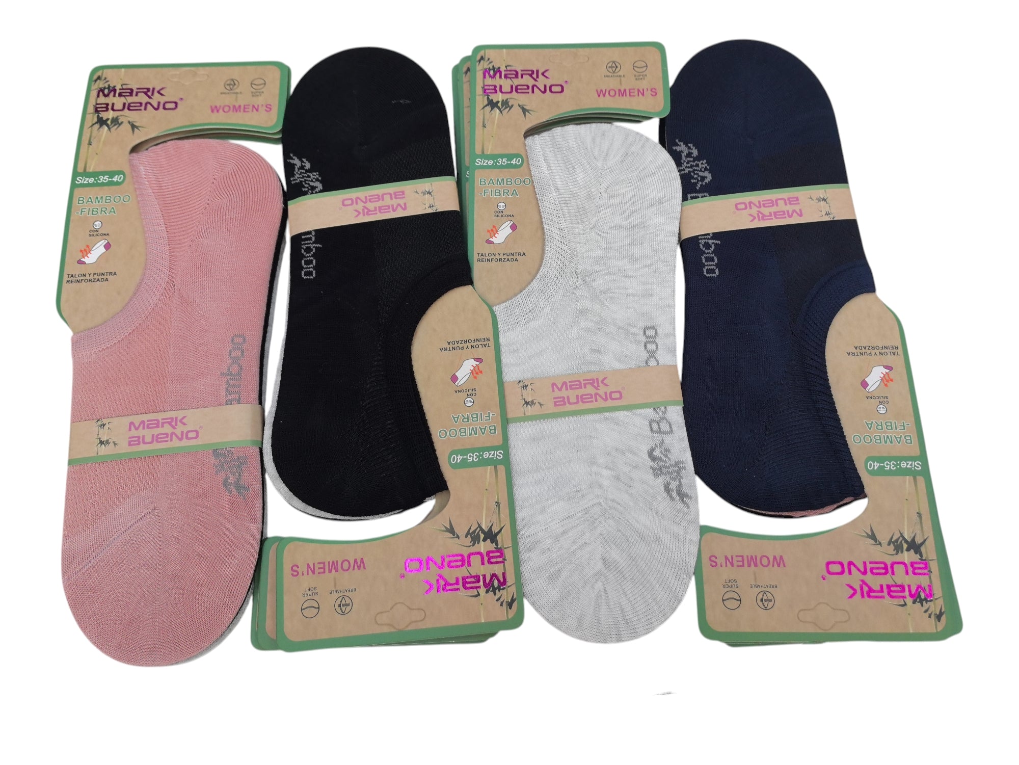 FEMME Chaussettes Fibre de Bambou ultra douce Qualité supérieure  (x24)