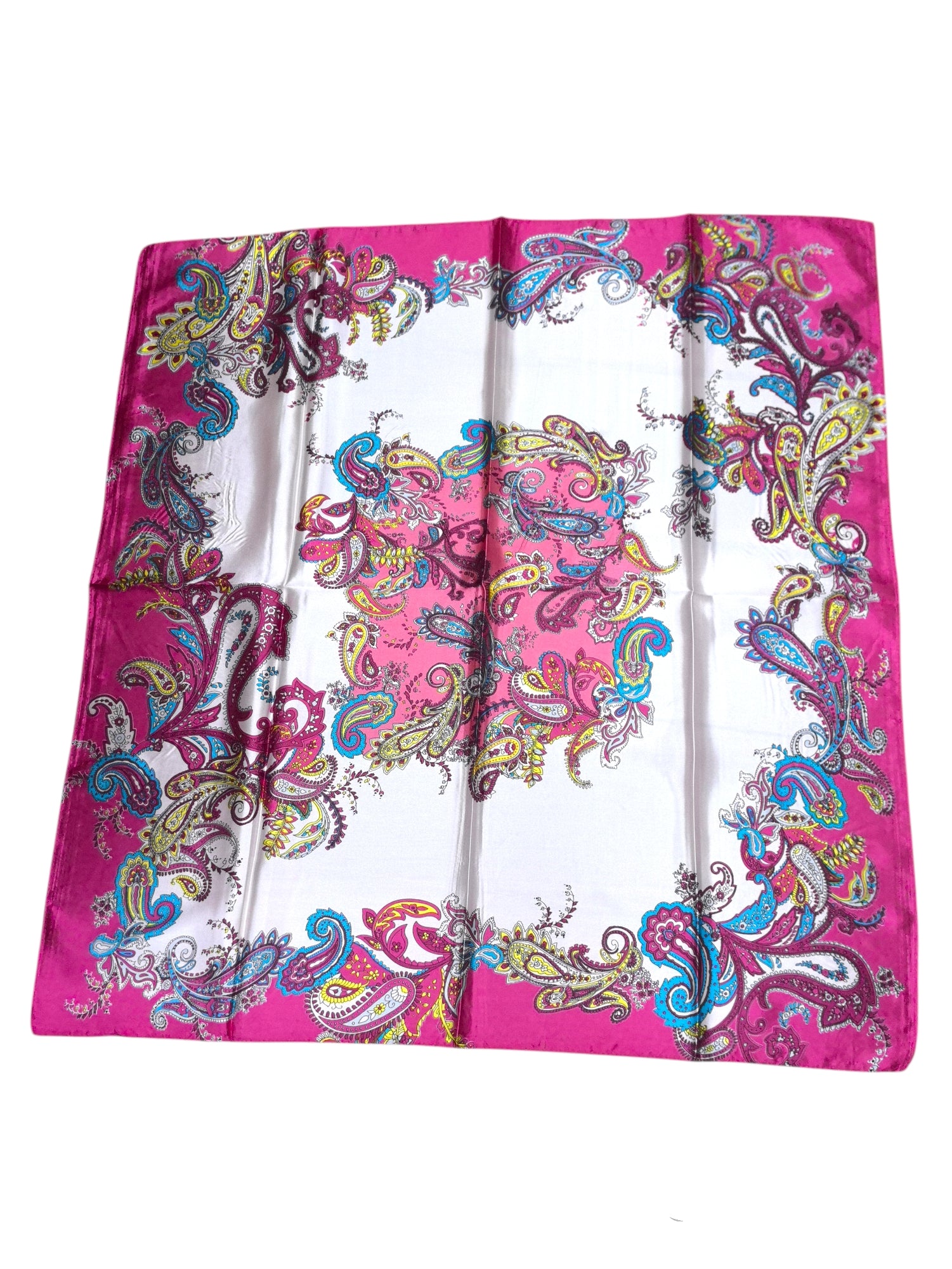 Foulard carré  90cm imprimé fantaisie (x10)#20