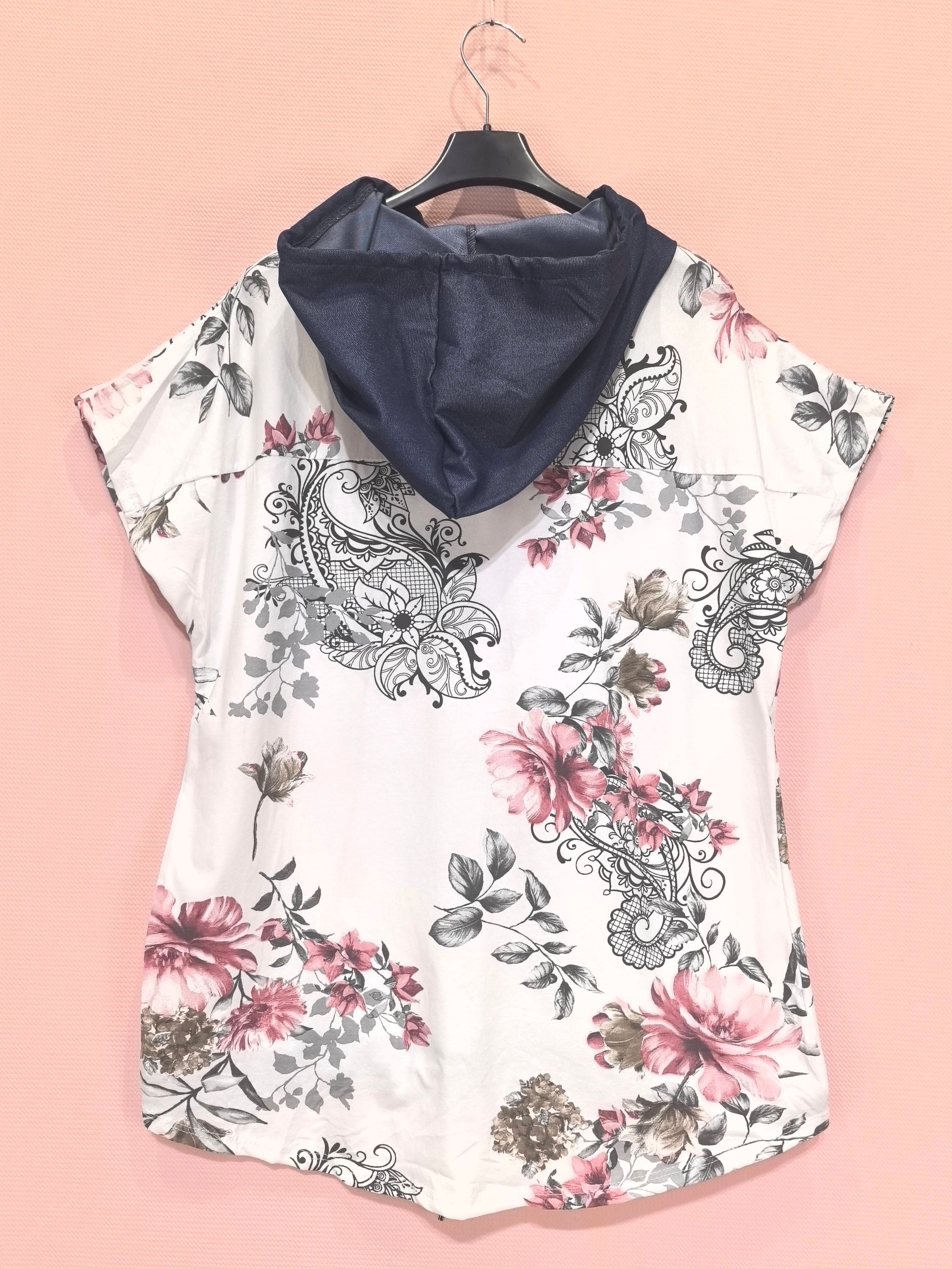 T-shirts Avec Capuche En Jean (x6)