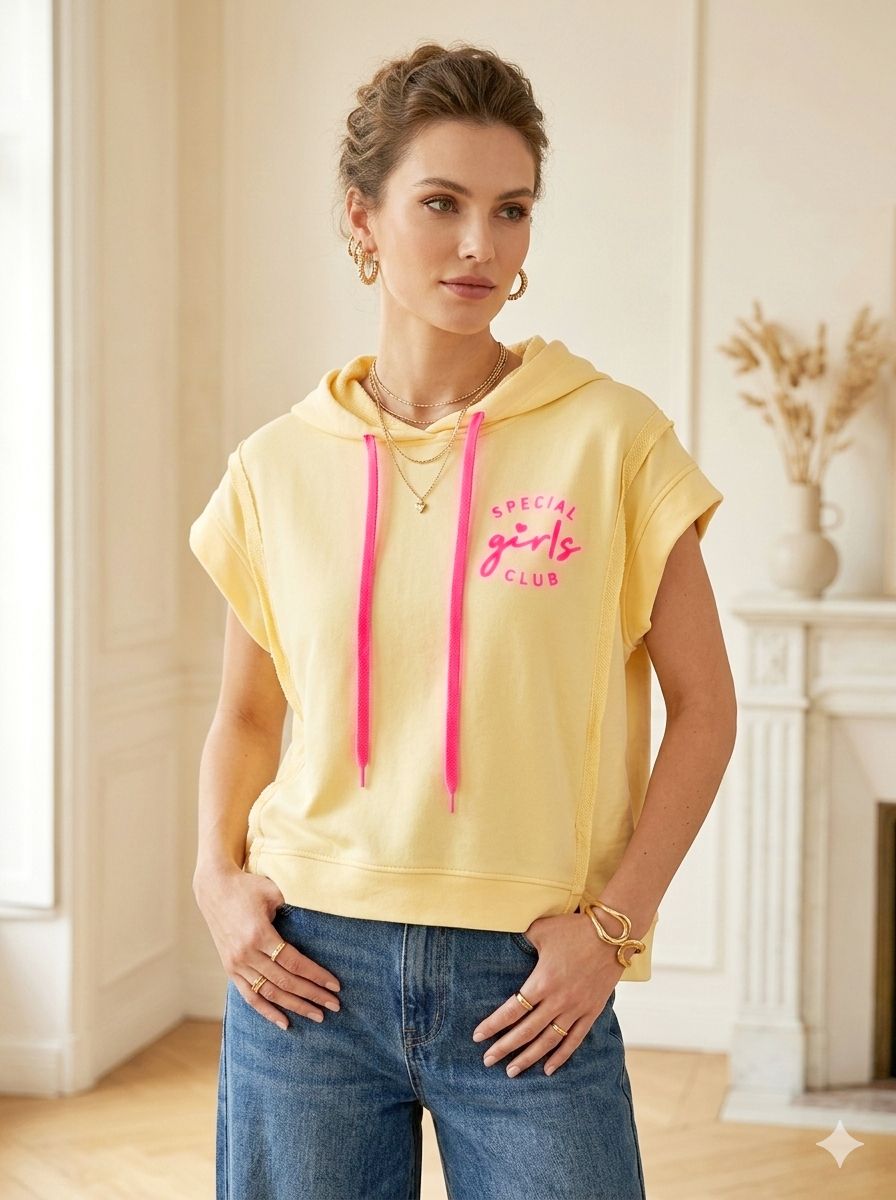 Sweat à capuche sans manches (x6)