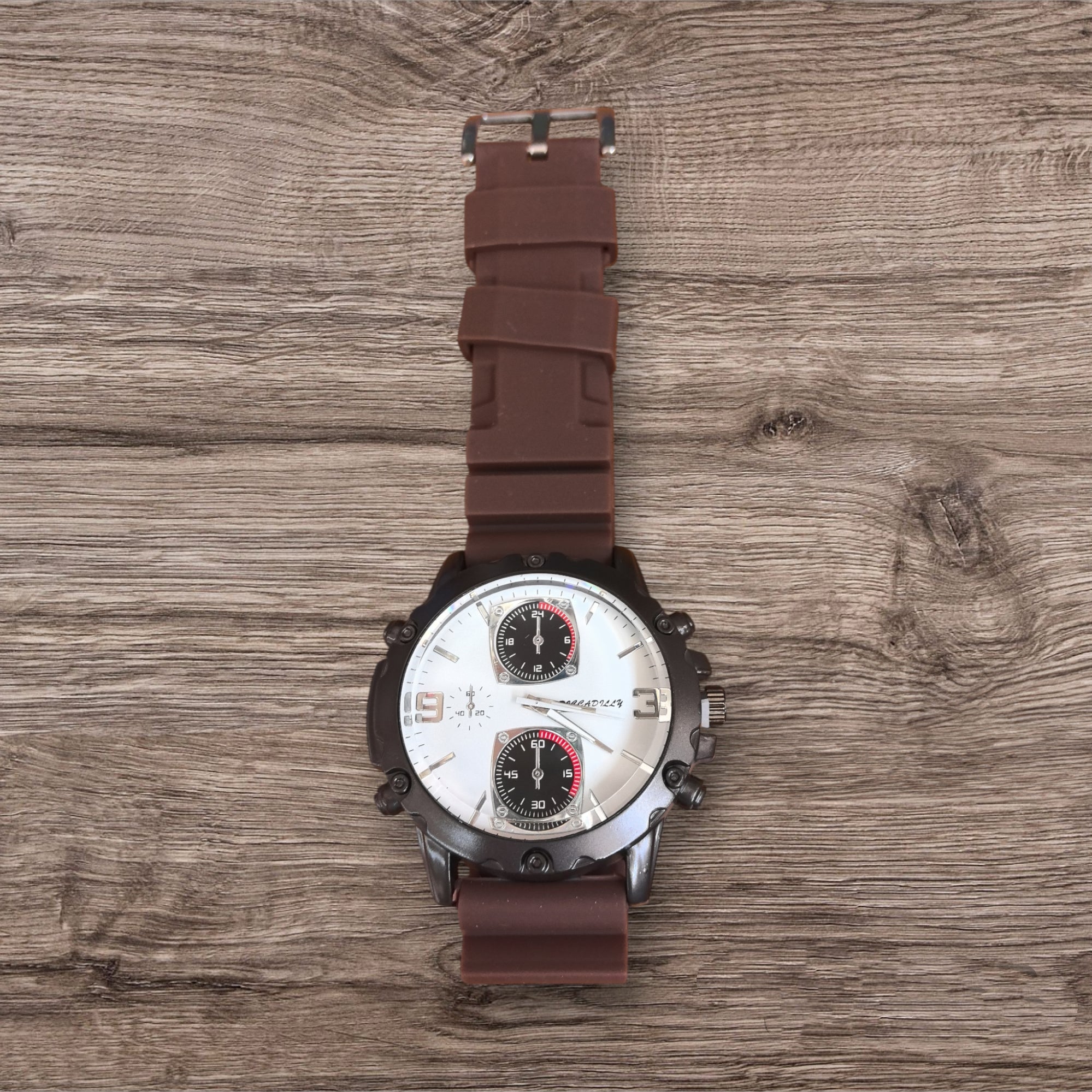 Montre homme similicuir   (x6)M227