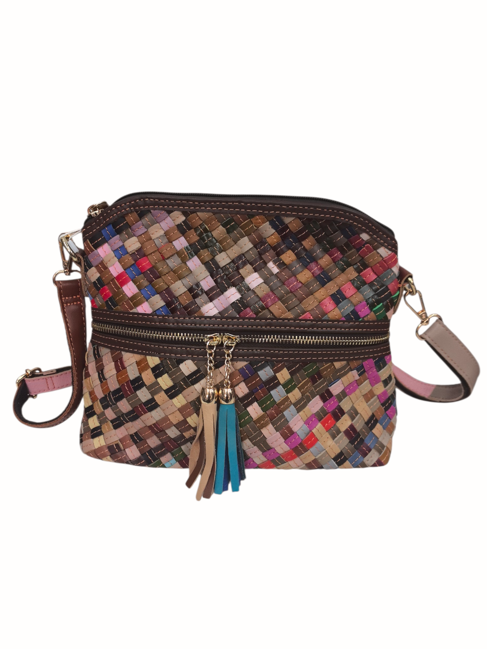 Sac multicouleur  en  Cuir véritable Pour Femme (X4)