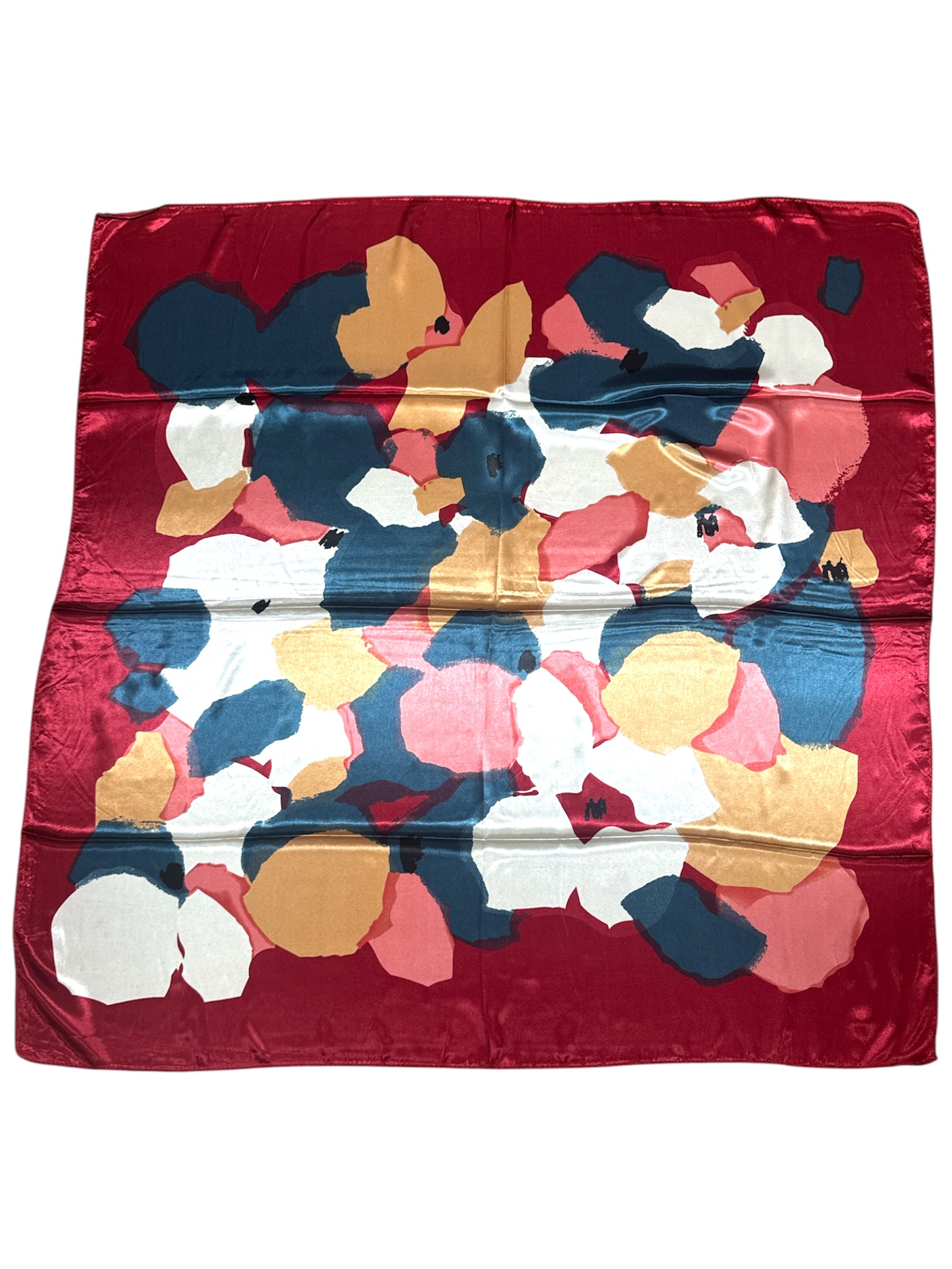 Foulard carré  90cm imprimé fantaisie (x10)#14